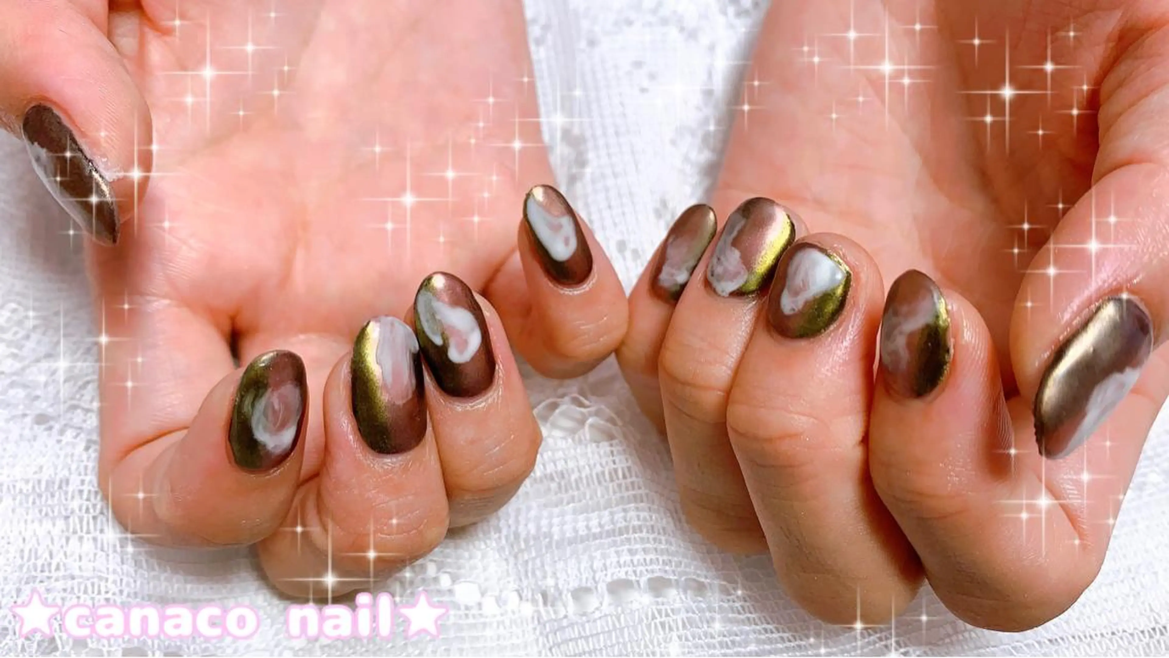 ネイル アートネイル ジェルネイル ミラーネイル ニュアンスネイル パラジェル ハンドネイル ハンドケア ベテランネイル cnc nailのネイルデザイン