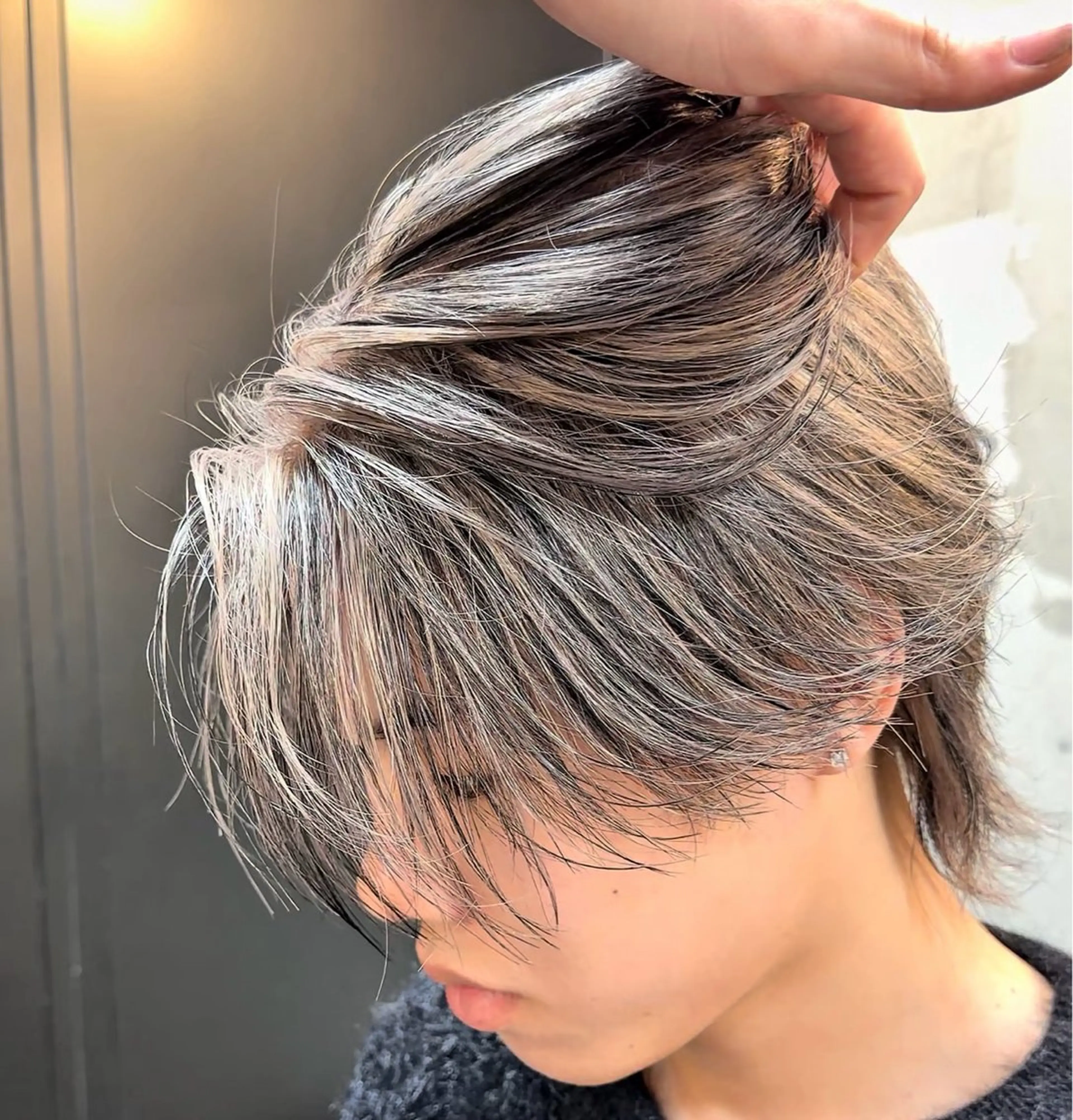 【メンズ限定‼️口コミ掲載👄】カット+ハイライトorローライト‪＋TOKIOトリートメント🫧の写真