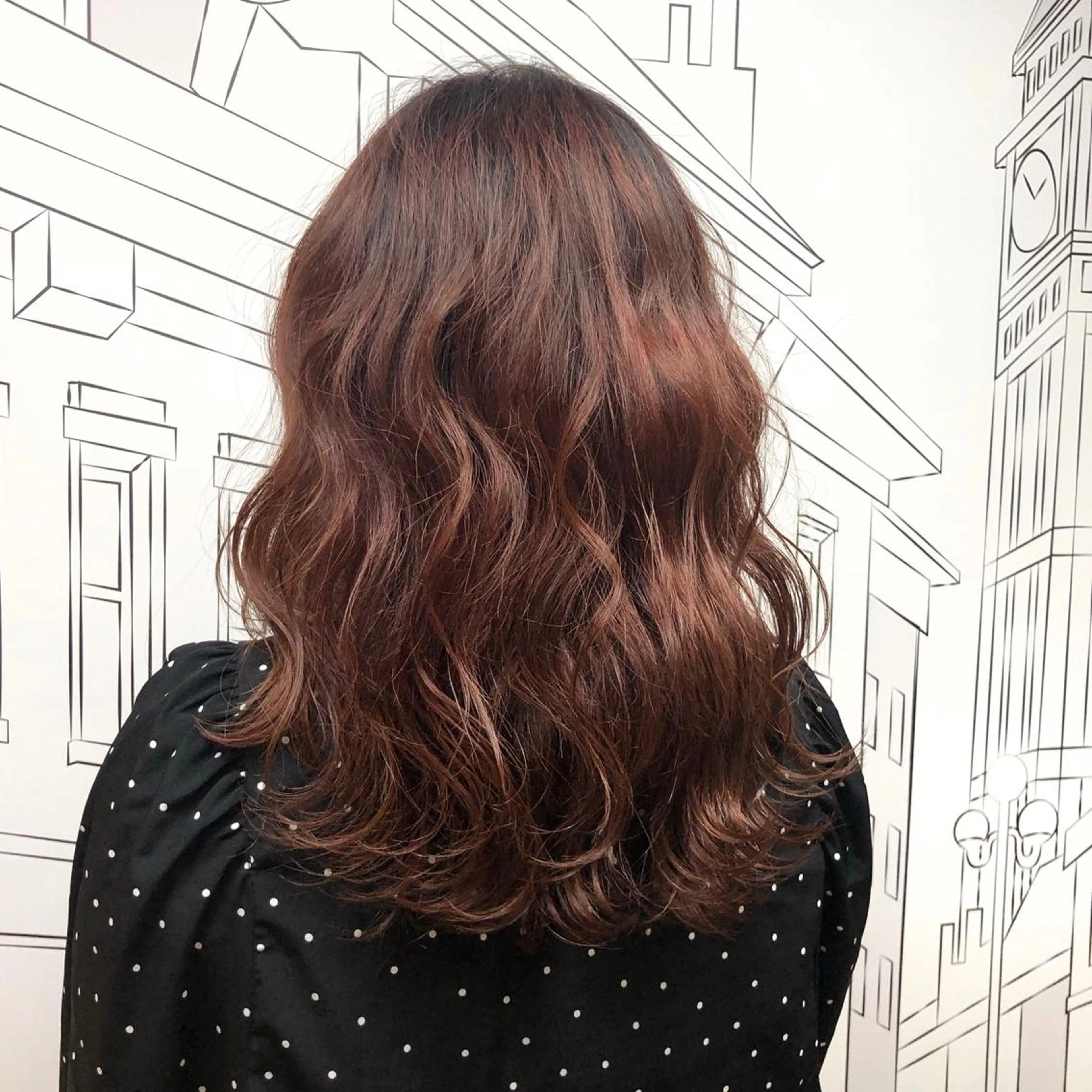 ロング カラー レイヤー,ボブ / 彩未のヘアスタイル