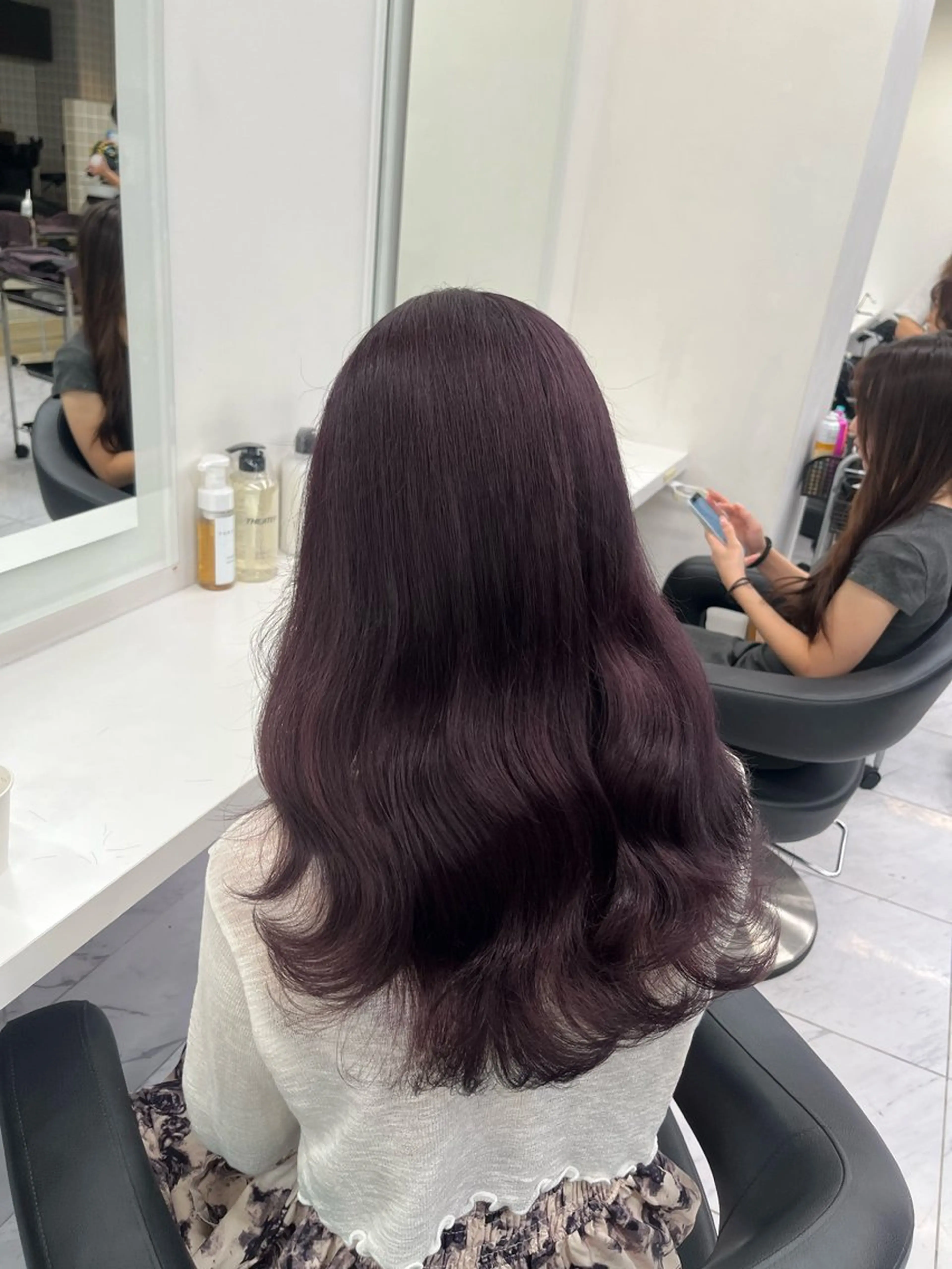 ロング カラー 🎀暖色/ラベンダー /paru🤍のヘアスタイル