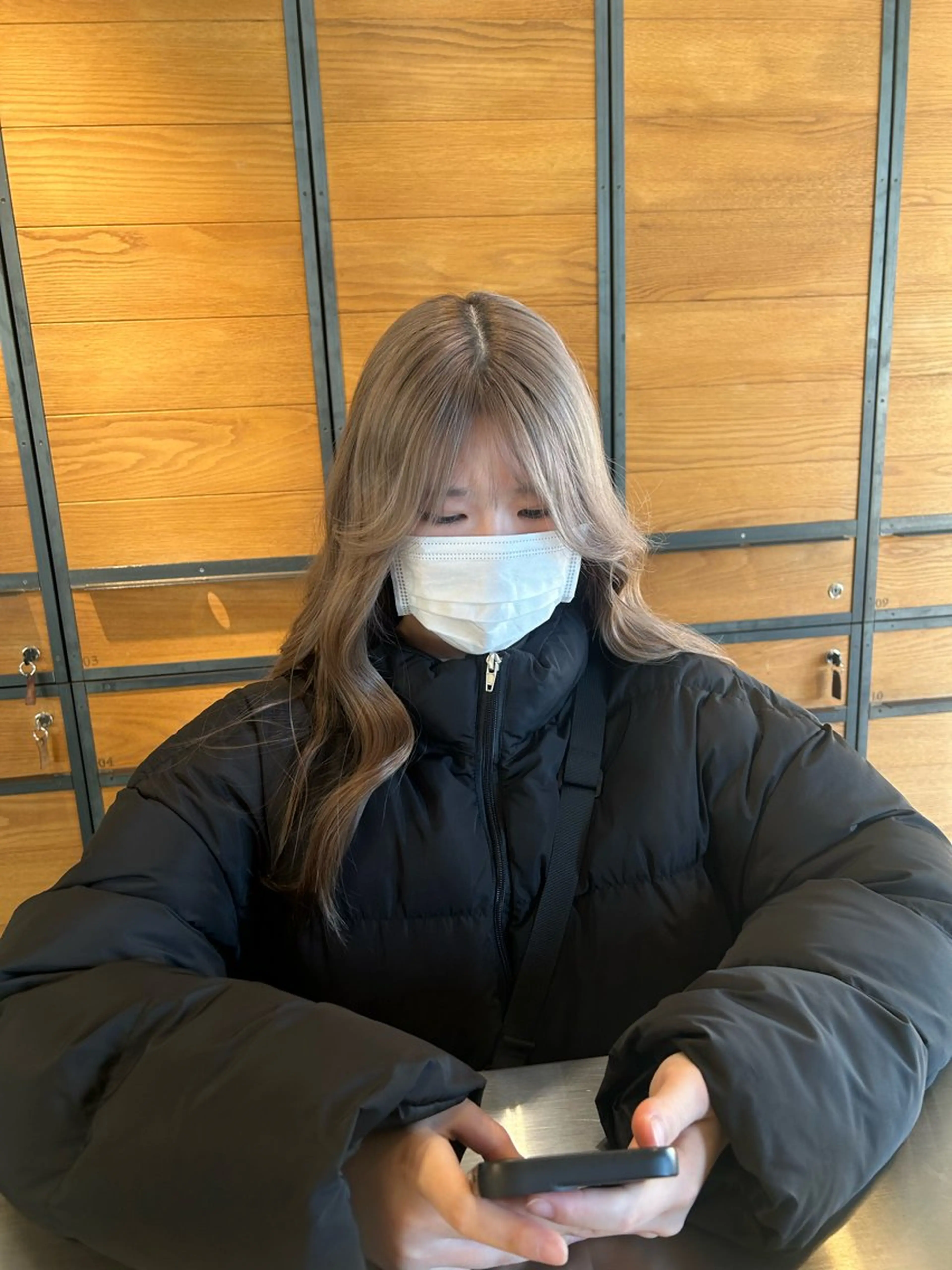 ロング カラー ベージュカラー ブリーチ ホワイトベージュ 海外レイヤー /NAGISAのヘアスタイル