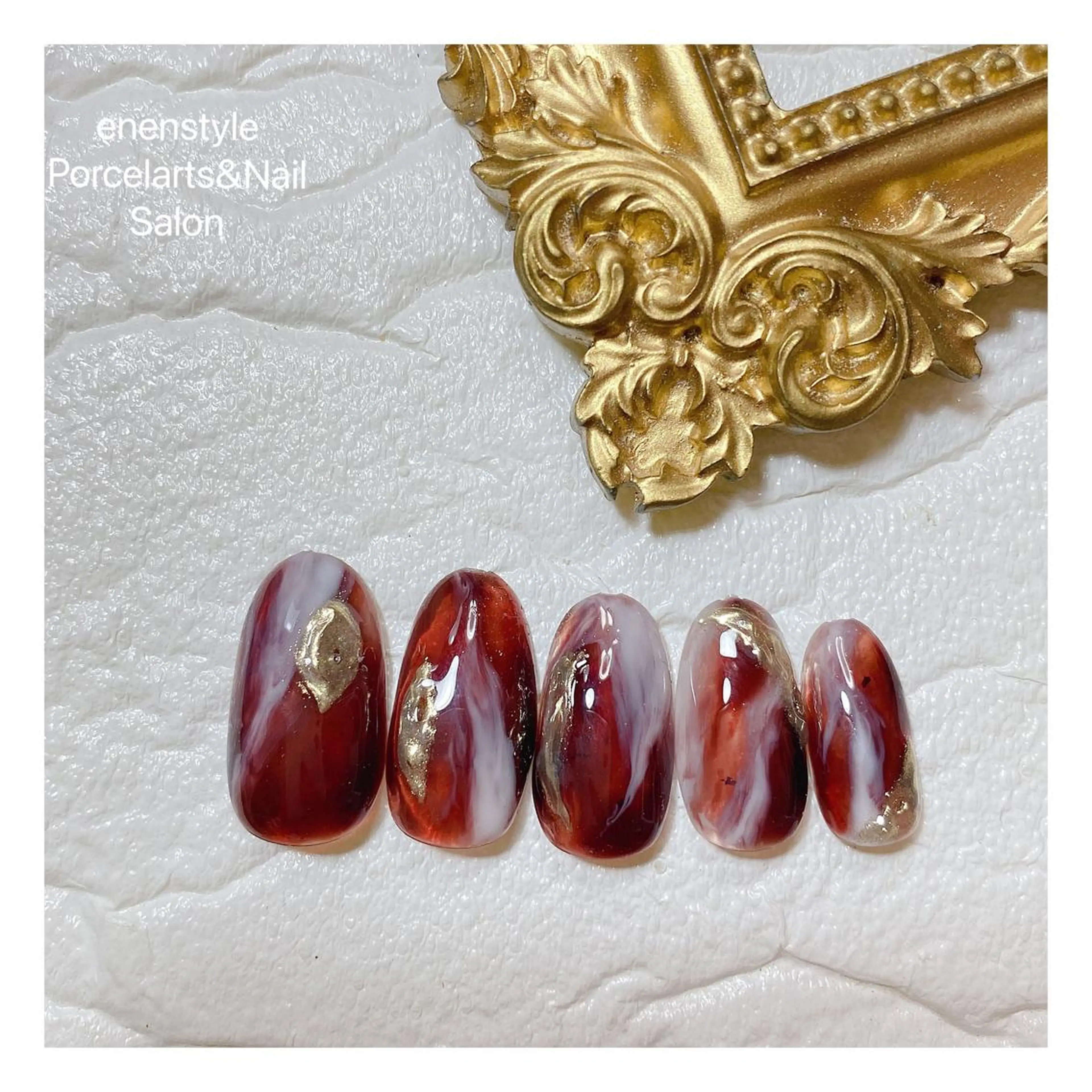 ミディアム ネイル ハンドネイル 👑enen style👑のネイルデザイン