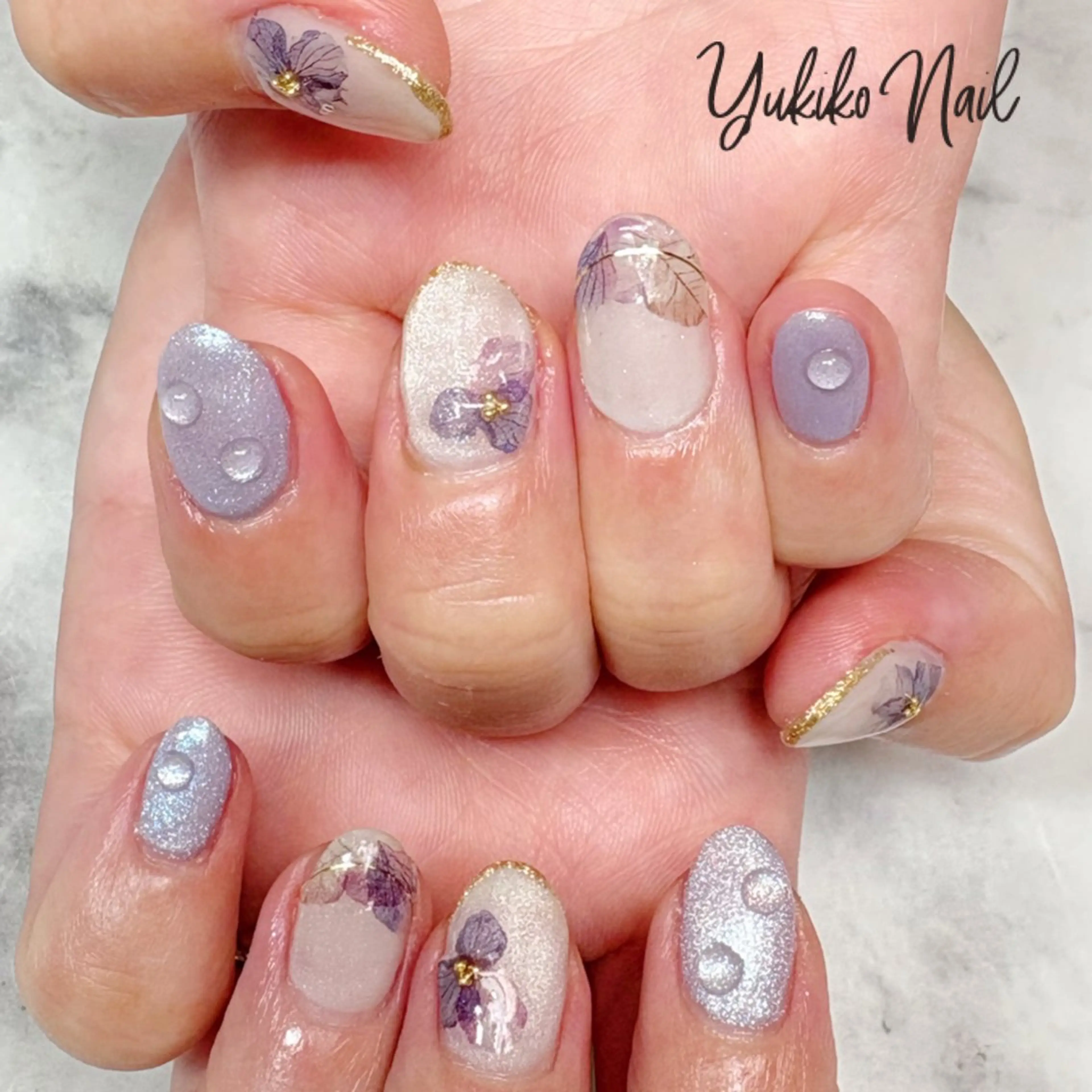 ネイル マグネットネイル ユキコ ネイルのネイルデザイン