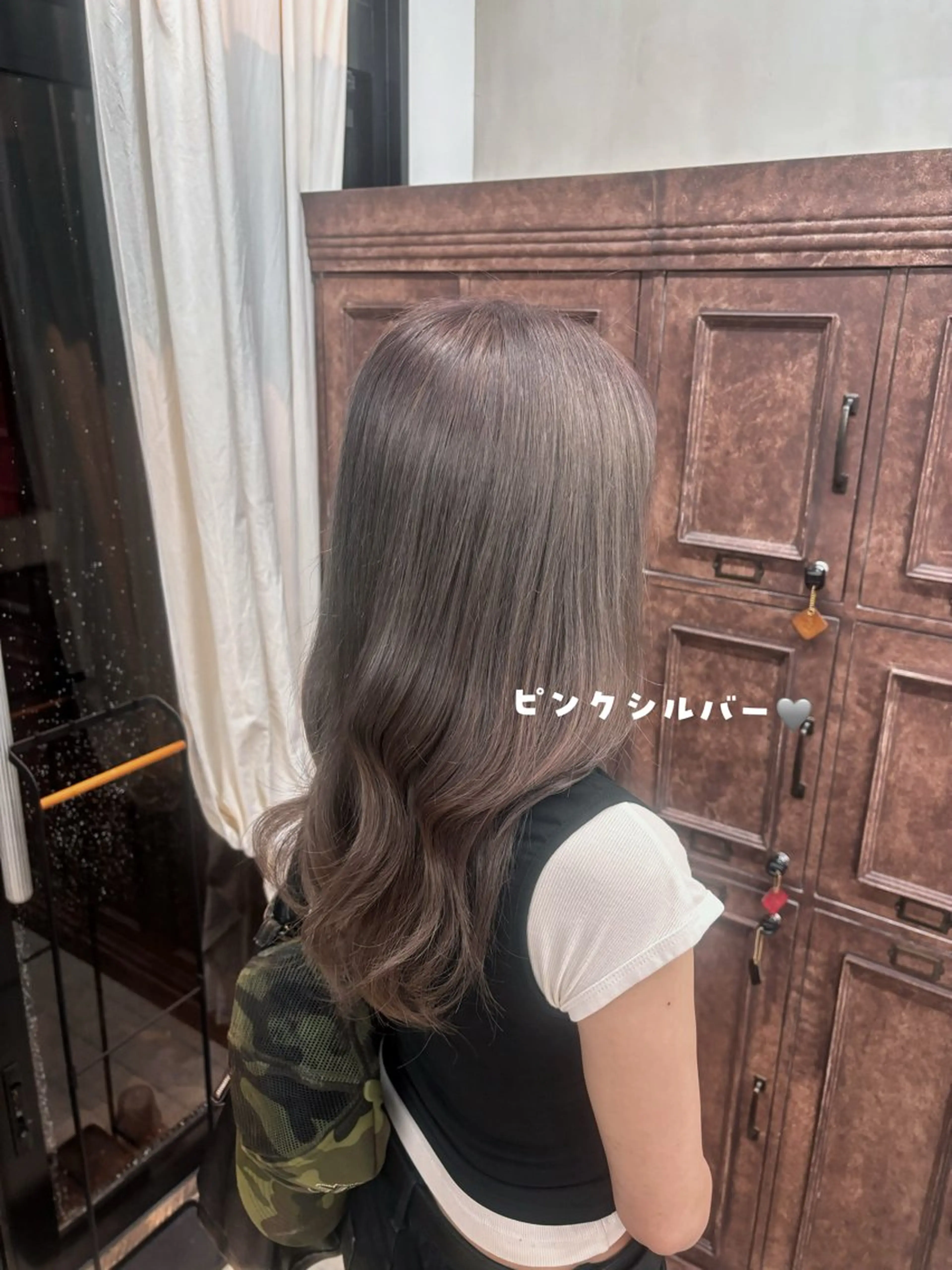 カラー ブリーチ ピンクカラー シルバー ヘアカラー ショートモデル大募集 /  ウエチ　モモカのヘアスタイル