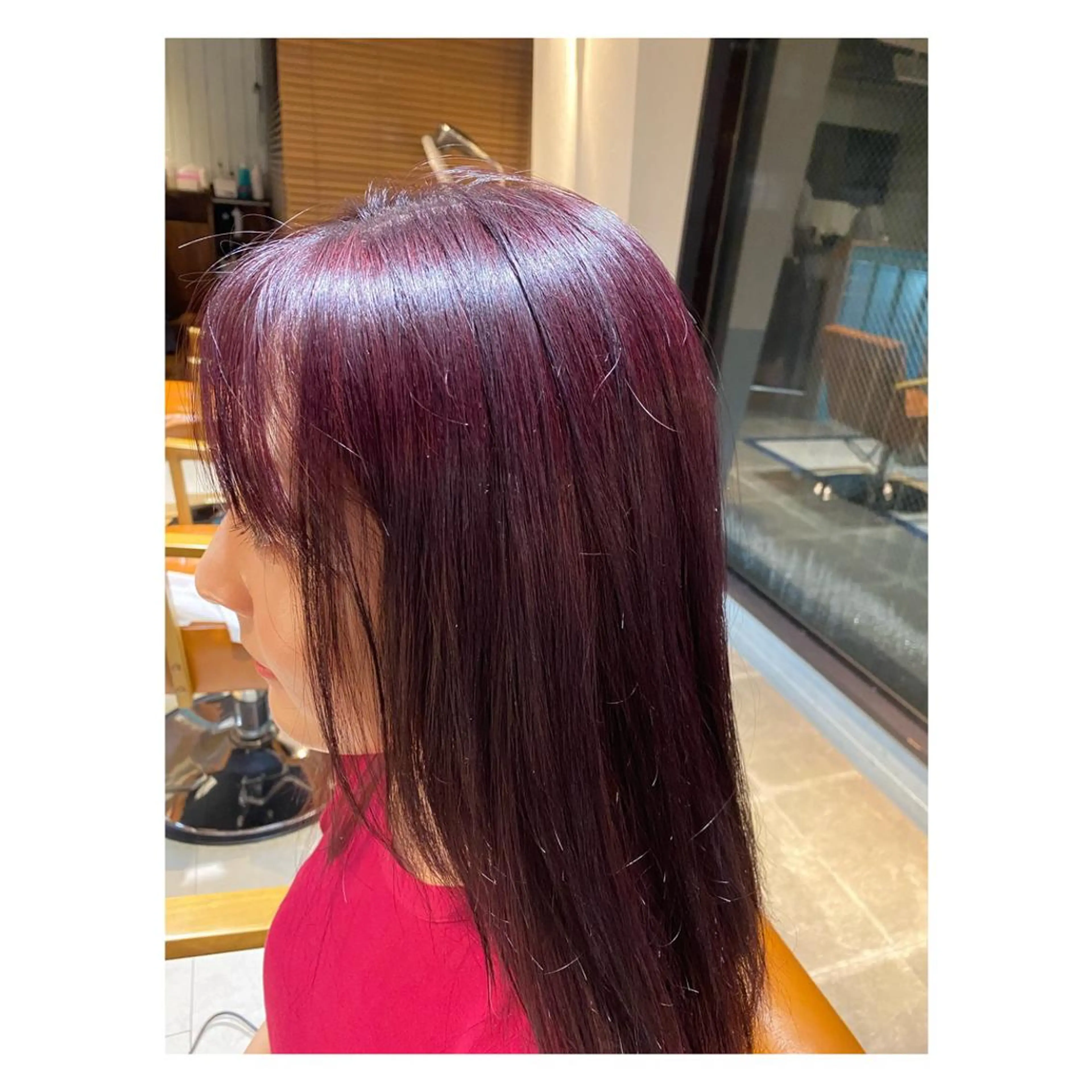 カラー ピンクカラー トリートメント ヘッドスパ 🐻結んで可愛い hair EMI🐻のヘアスタイル