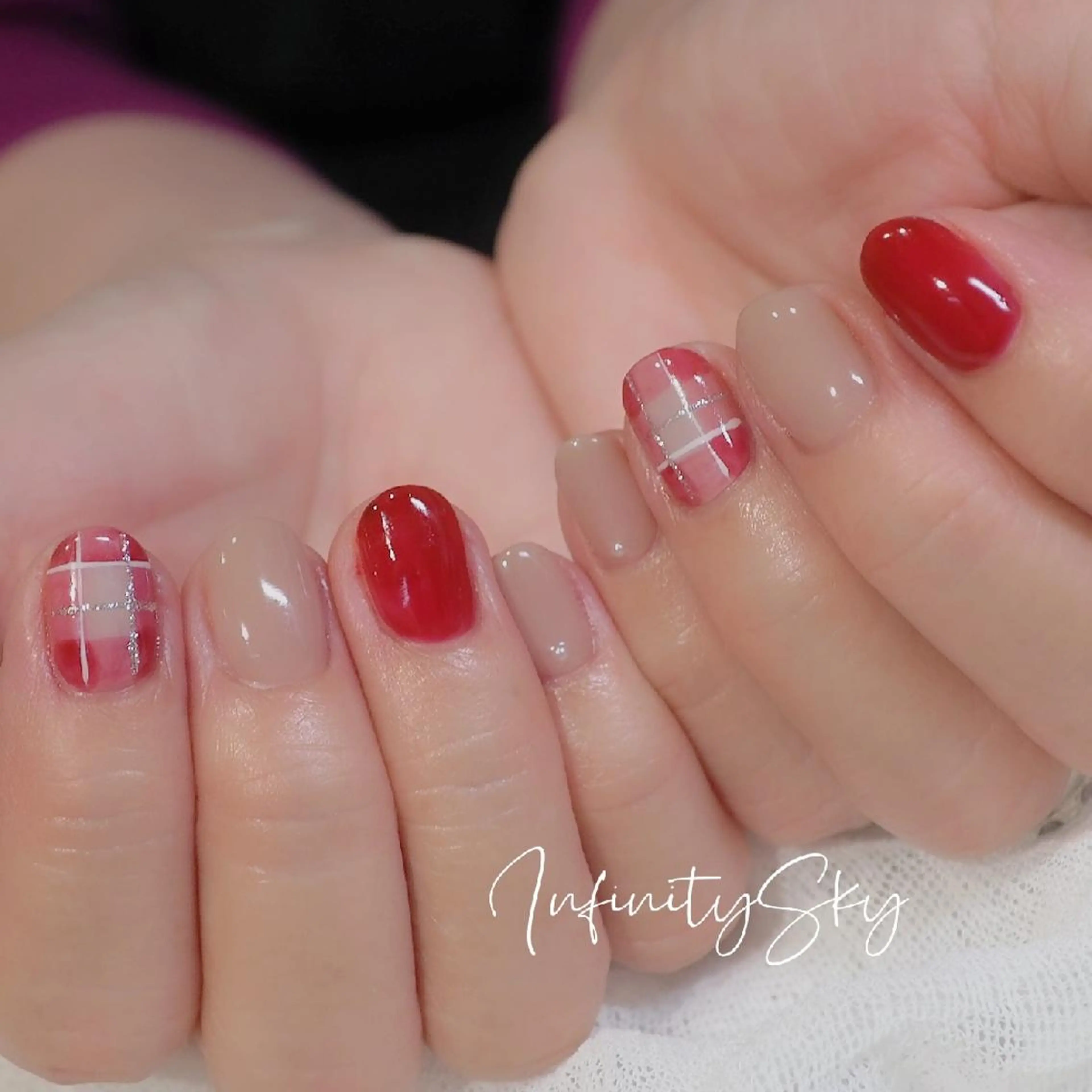 ネイル アートネイル フットネイル ハンドネイル infinity skyのネイルデザイン
