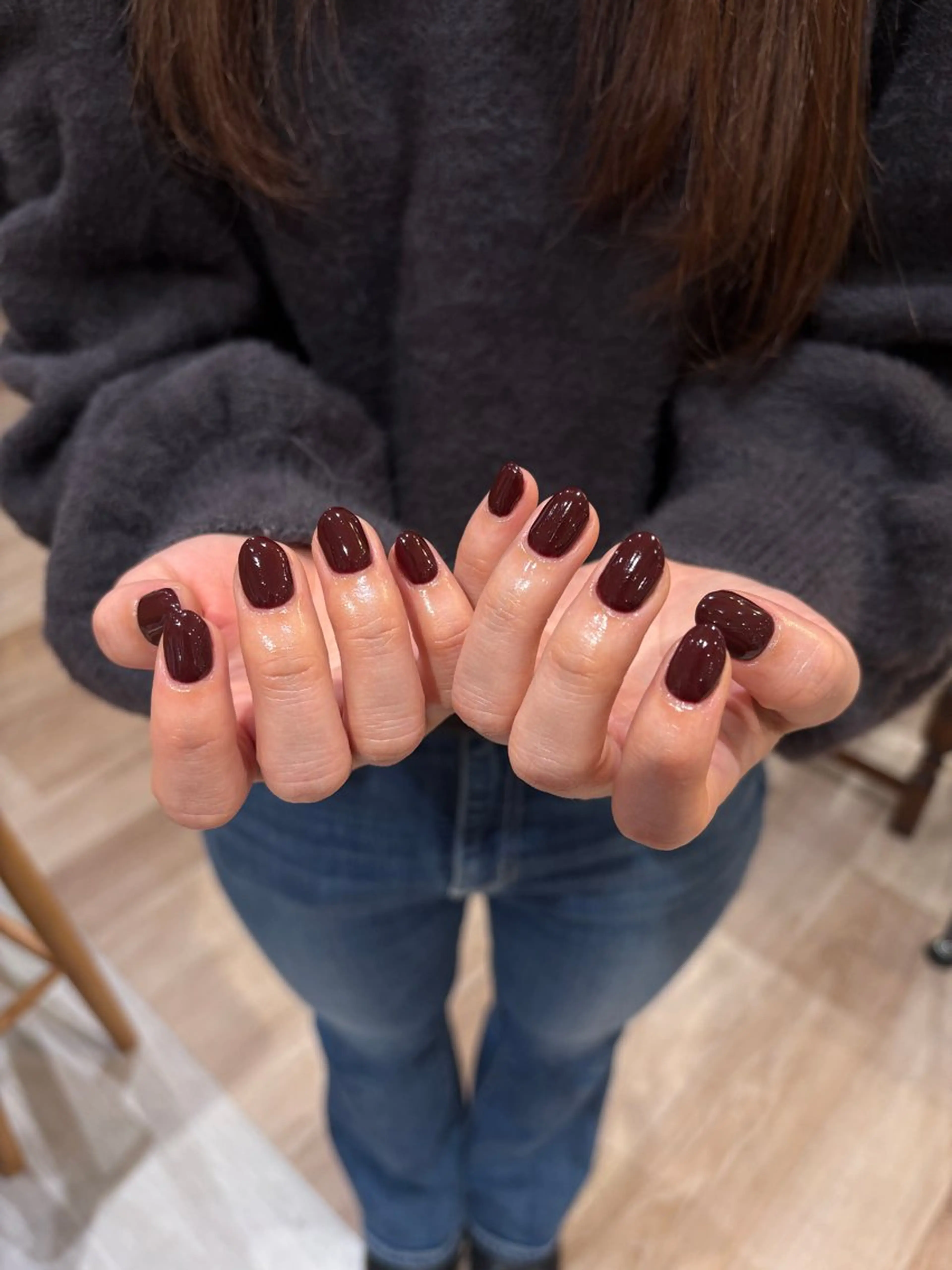 【ワンカラーネイル🎀】U29💅🏻シンプルで可愛い🤍爪に優しいジェル使用しています🌱の写真