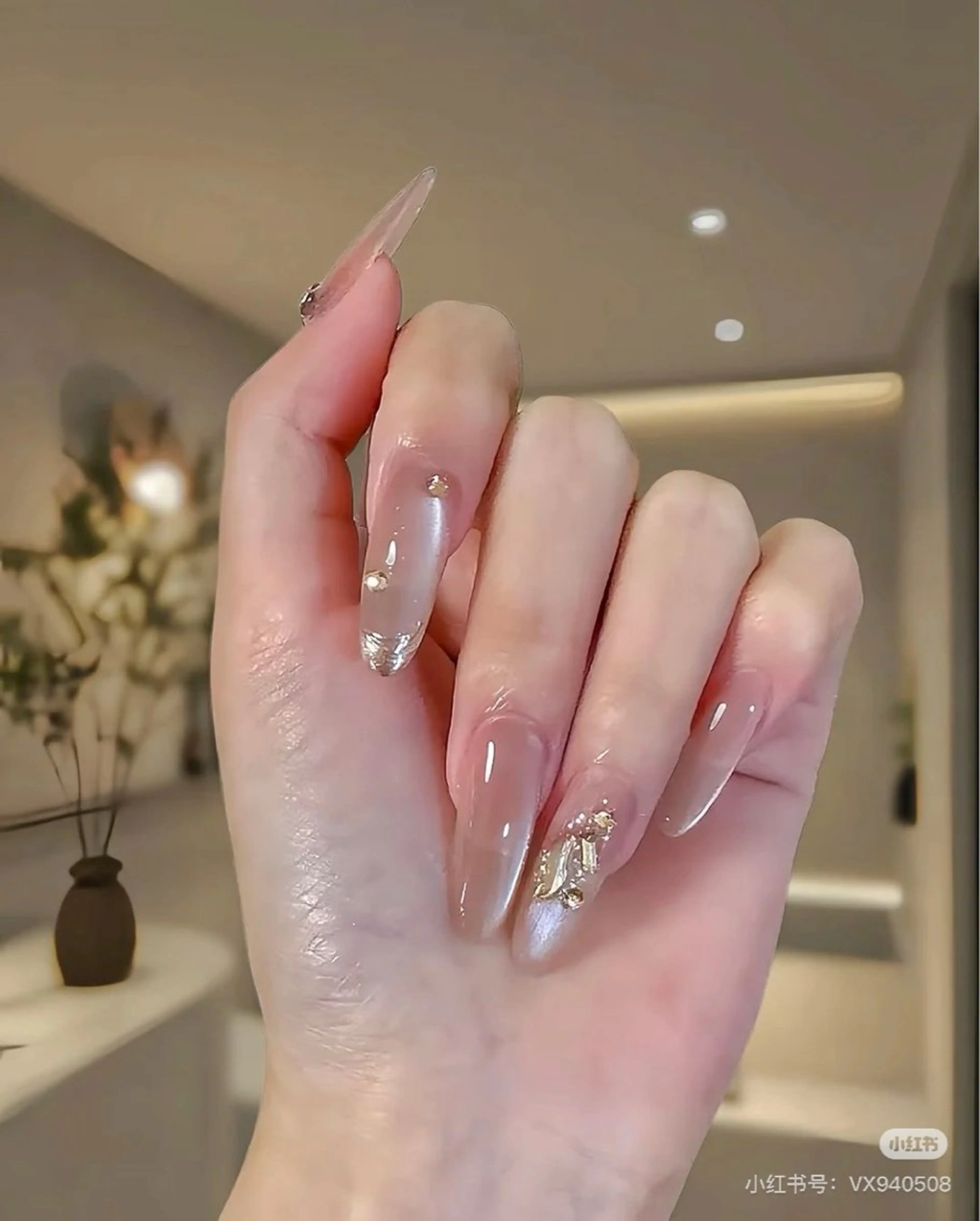 ネイル ジェルネイル ネイルチップ ハンドネイル MoMoA Nail ネイル長さ出し専門店のネイルデザイン