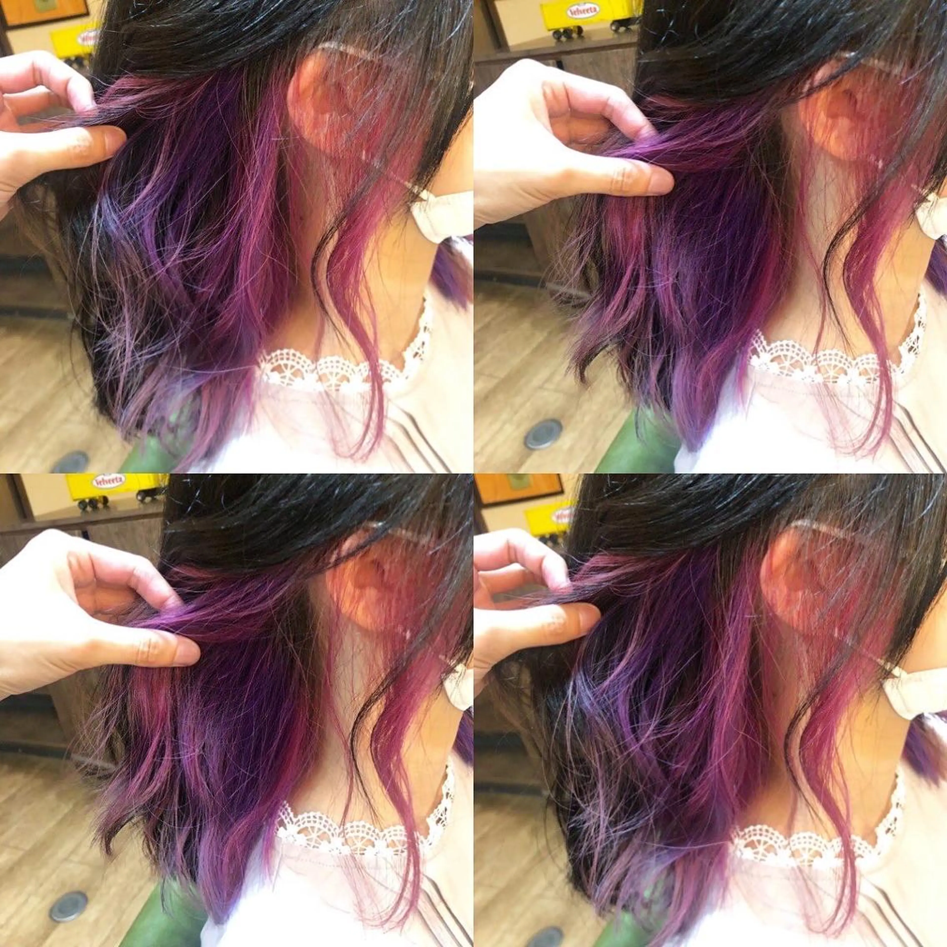 ミディアム カラー アッシュ バレイヤージュ ミストバング ベージュカラー ブリーチ カット ヘアカラー トリートメント 原宿サロン代表 デザインカラー伊藤卓のヘアスタイル