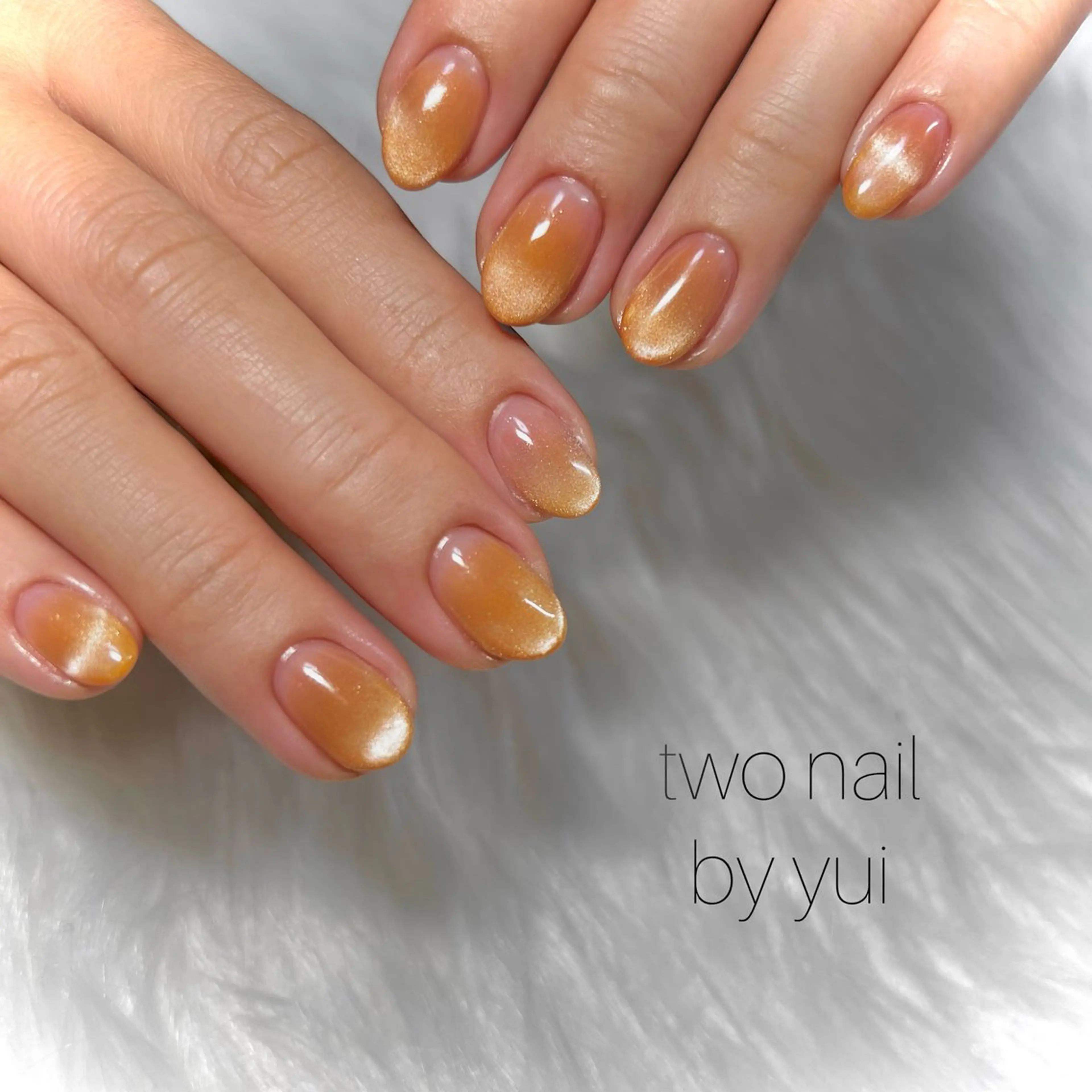 ネイル キラキラネイル マグネットネイル ネイルチップ ホワイト ハンドネイル two nailのネイルデザイン