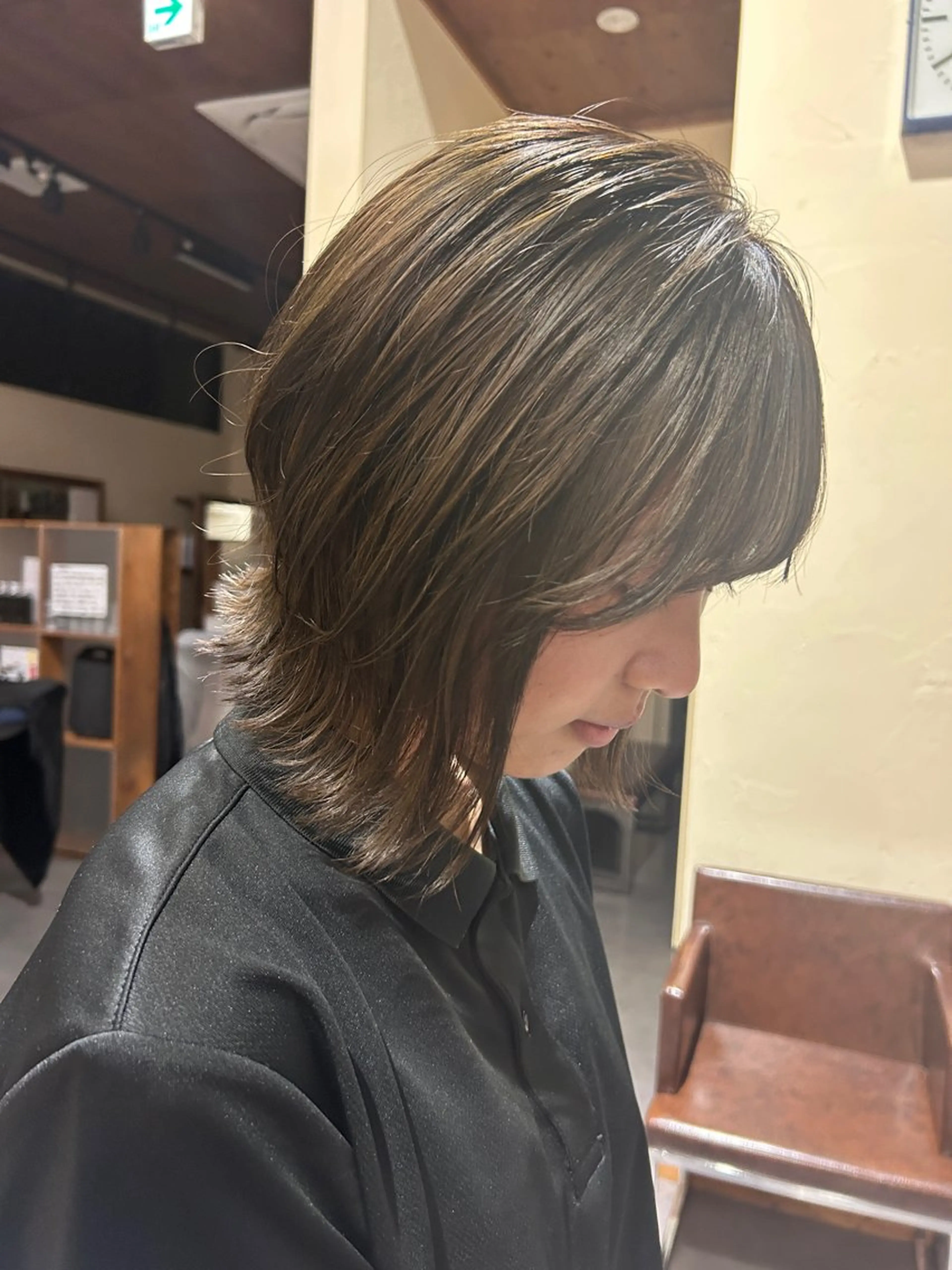 ミディアム ボブ くびれヘア 井上 萌のヘアスタイル