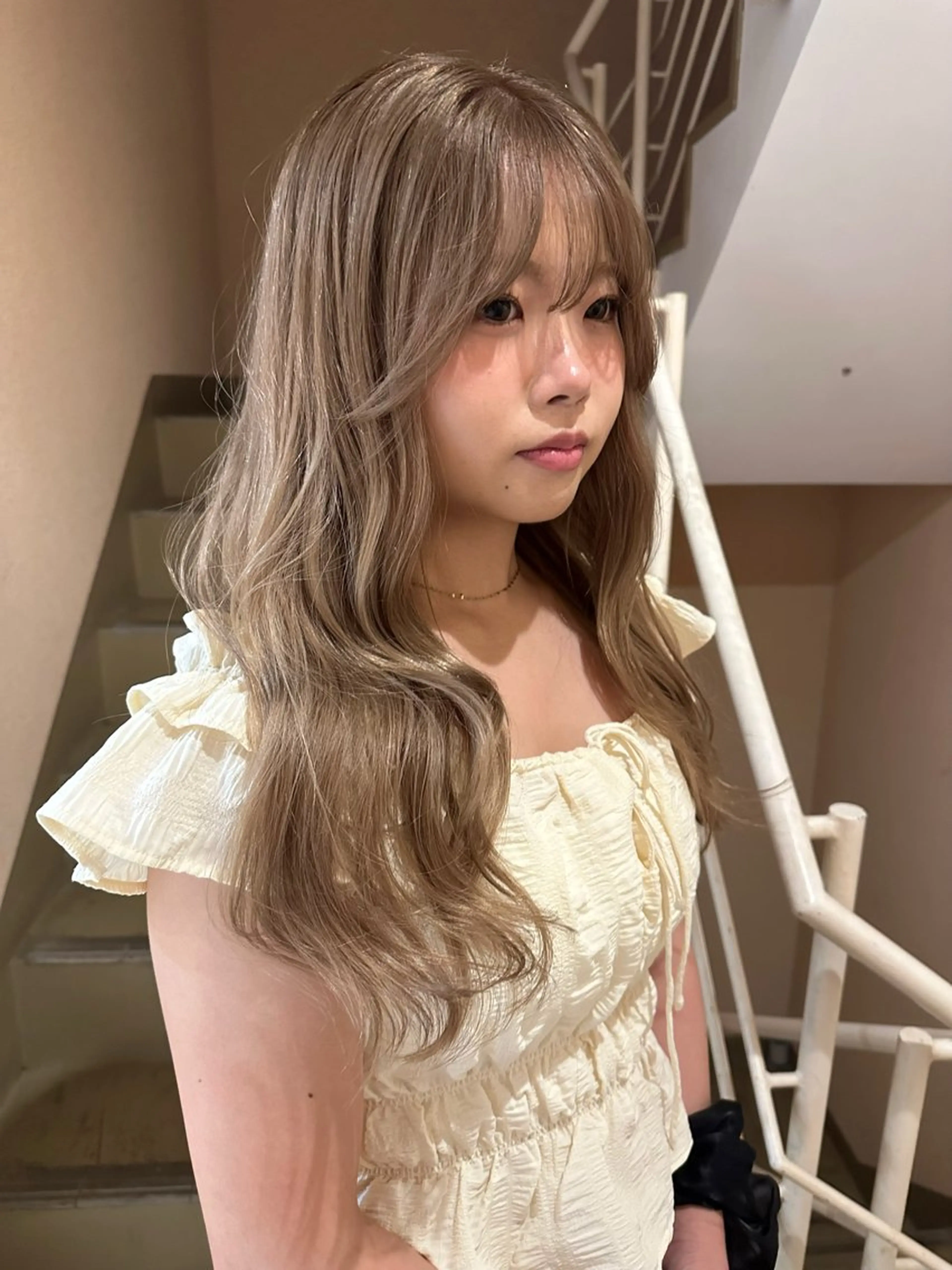 ロング ヘアカラー 🍇透明感カラー/ カットひかる🍒のヘアスタイル