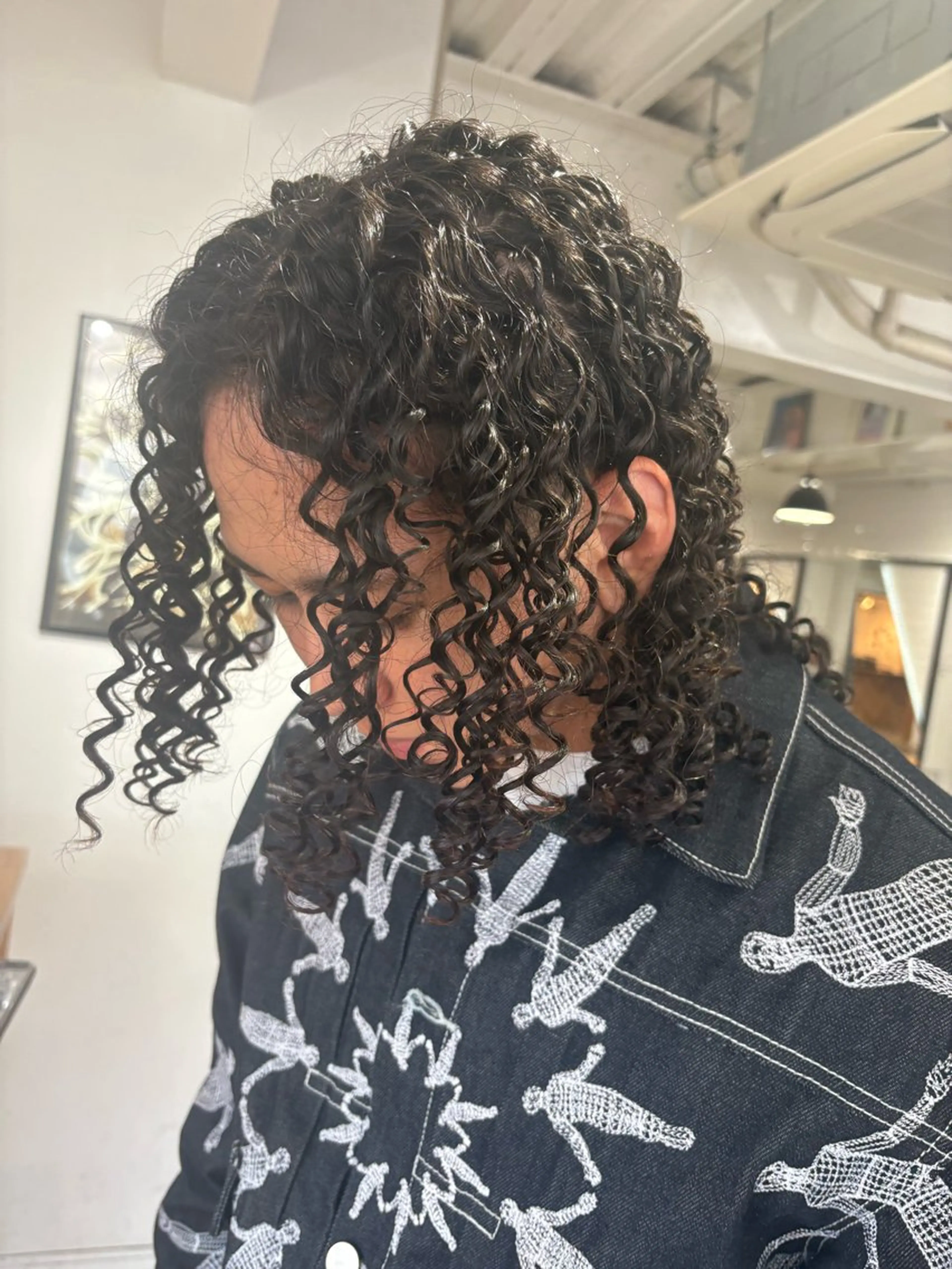 キッズ カット パーマ ノハナ💜北谷 BY MY SIDEのヘアスタイル