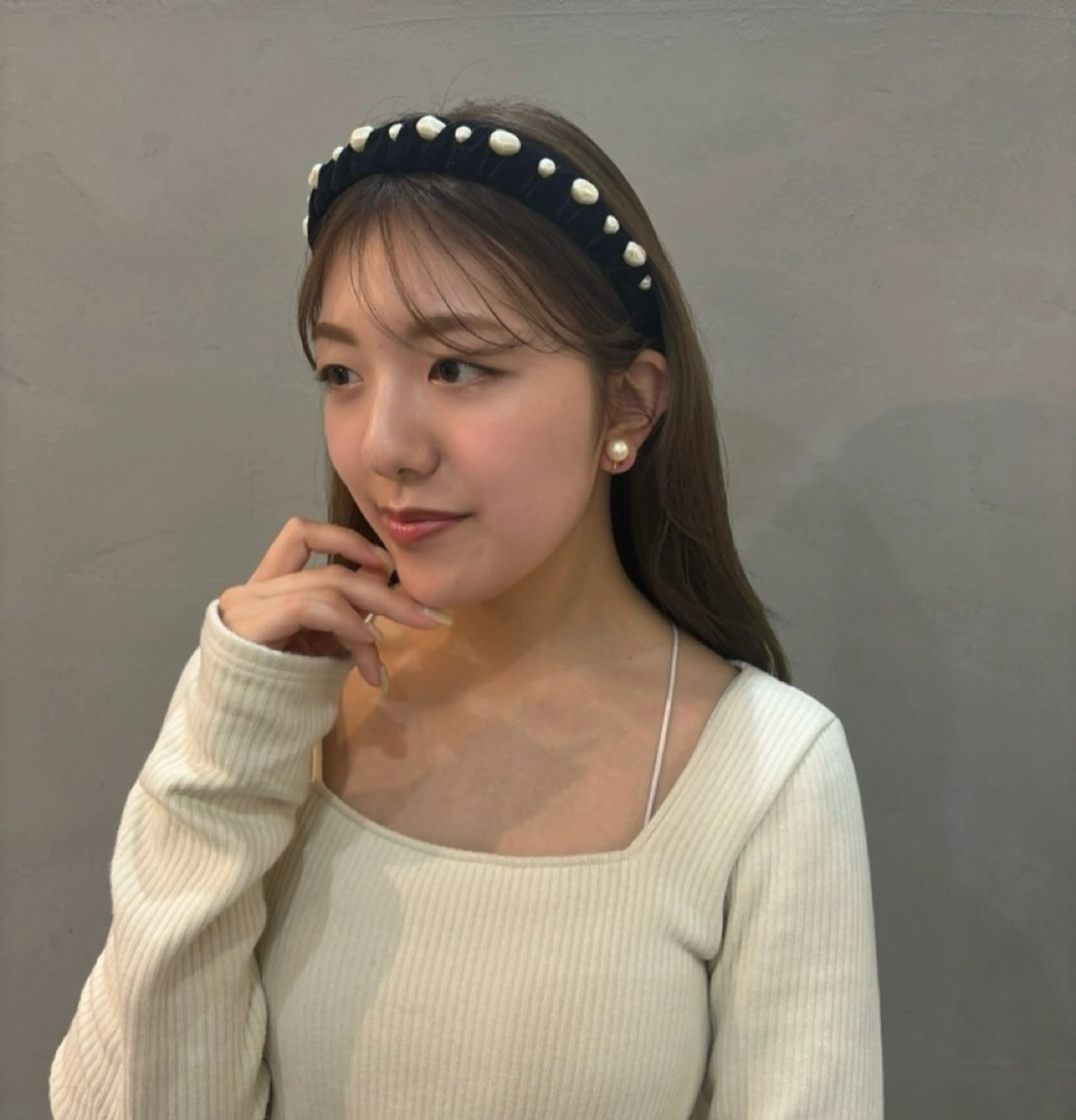 ロング 竹村 恵功代のヘアスタイル