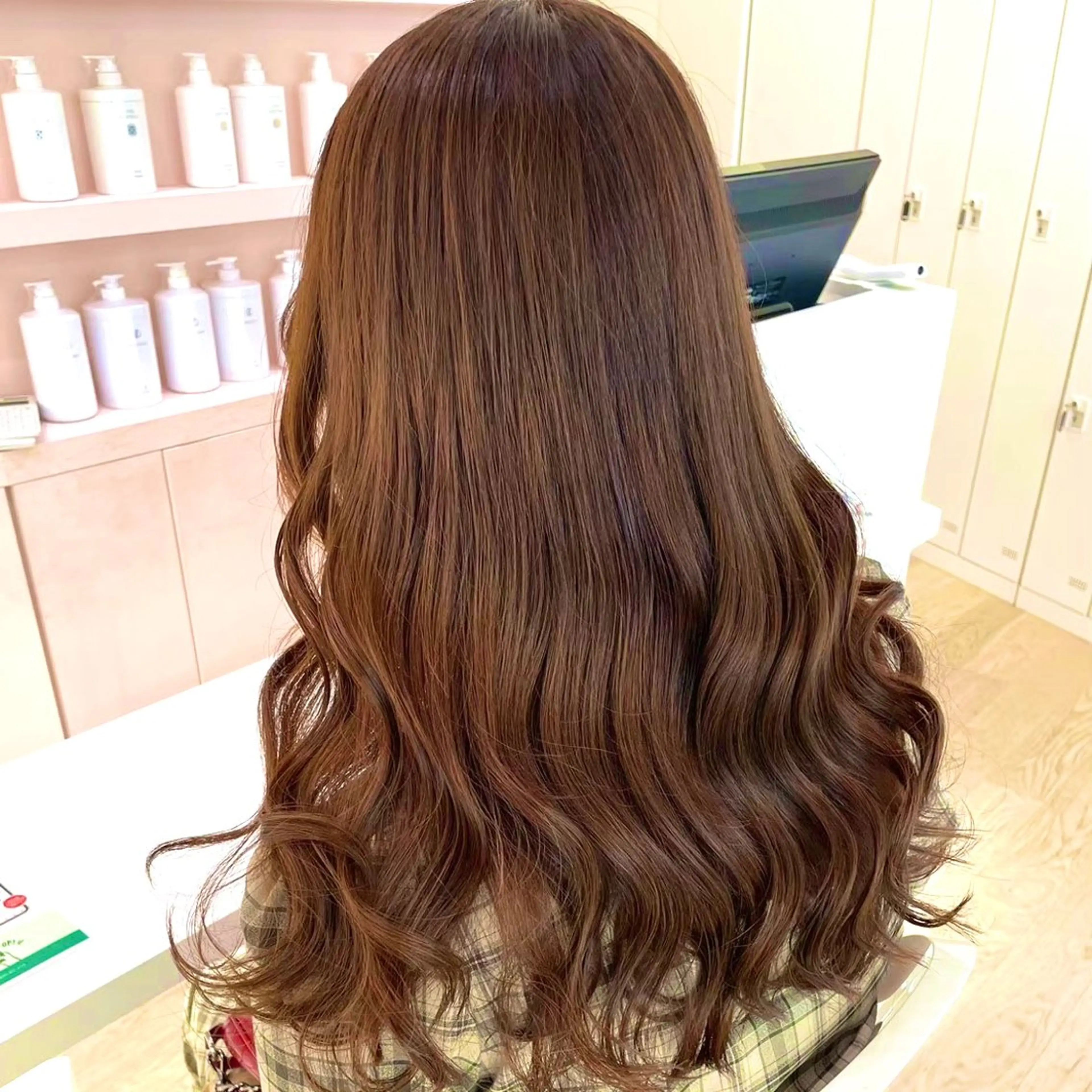 ロング カラー ブラウンカラー ParveMix いしいまお🌼のヘアスタイル