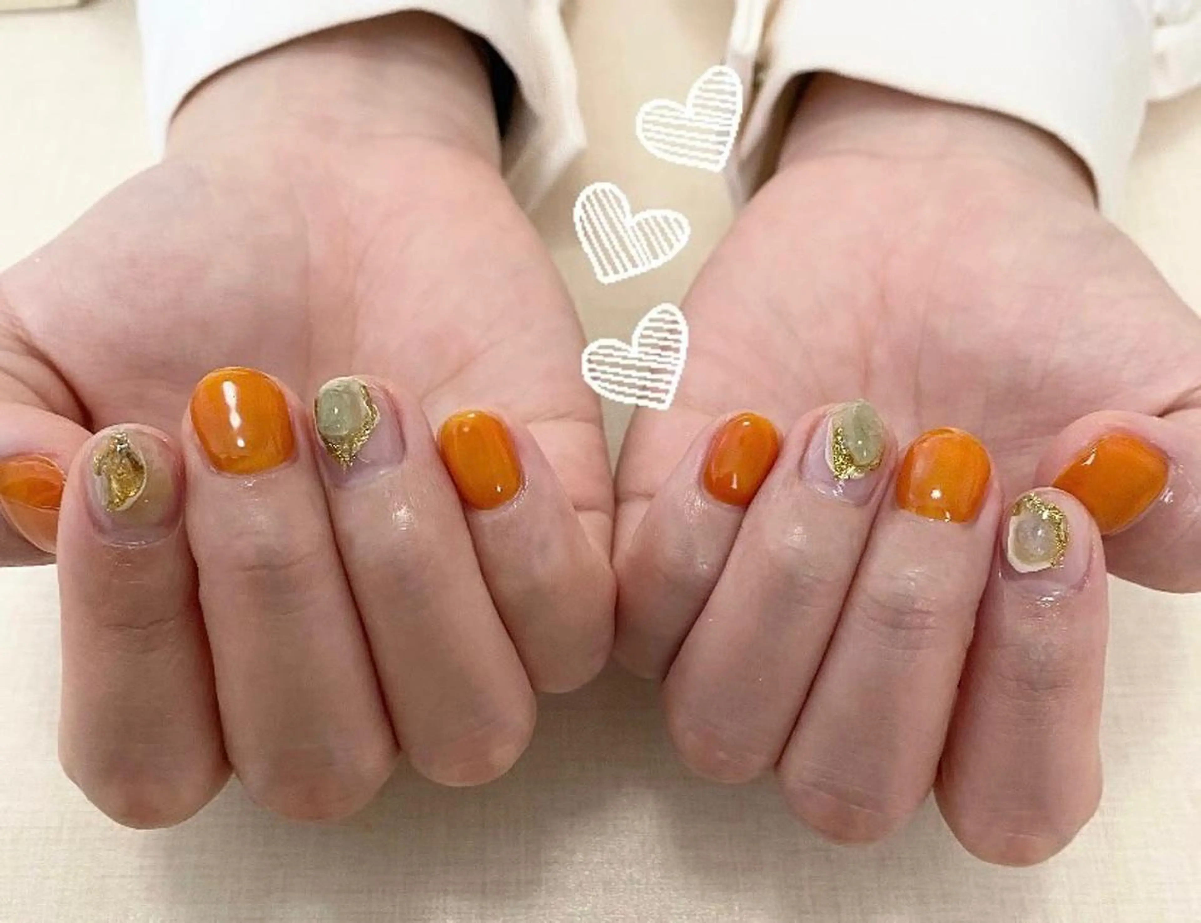 ネイル ニュアンスネイル ハンドネイル わたなべ さやかのネイルデザイン