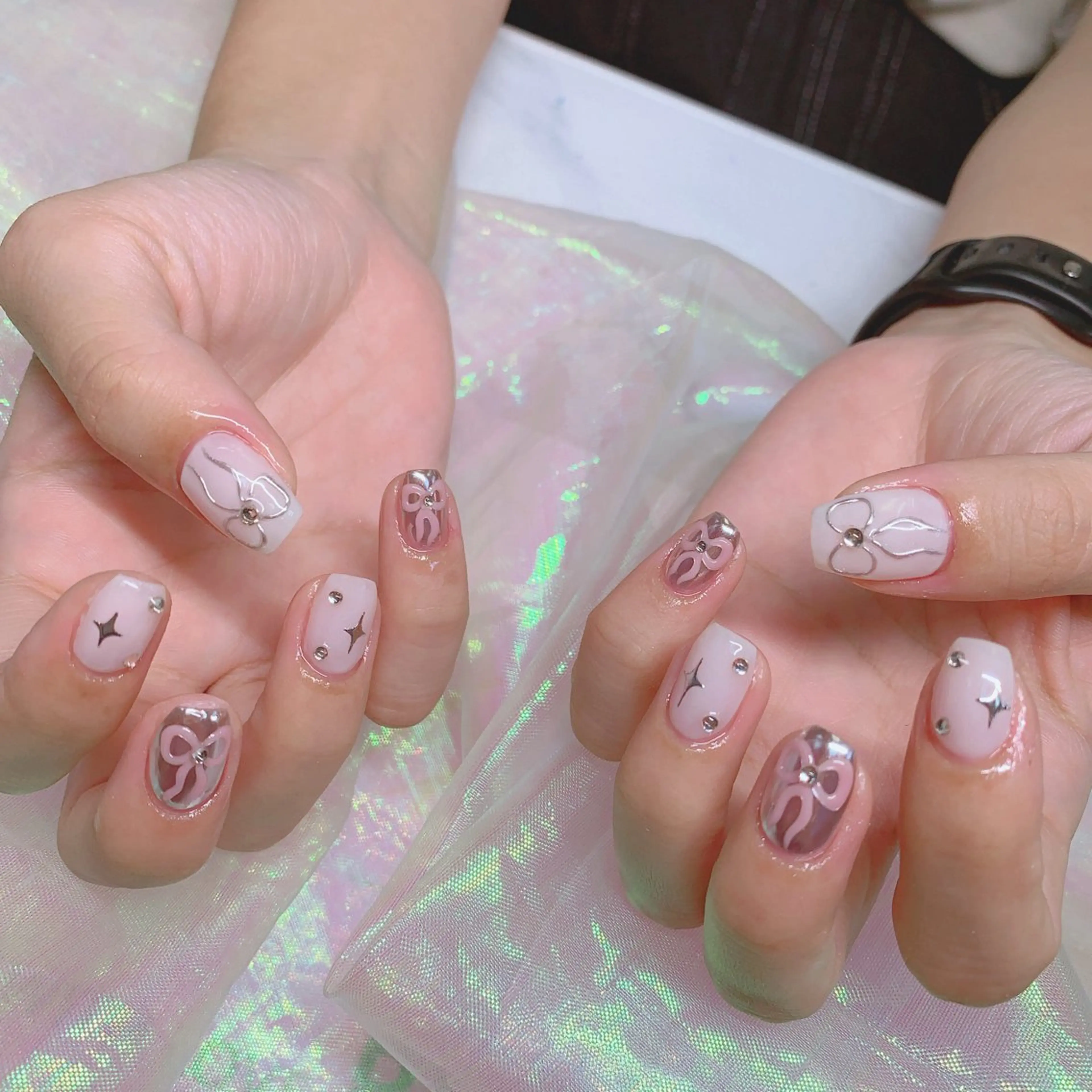 🌸【持ち込み90分ソフトジェルオフ込み】やり放題(ストーン時間以内付け放題)の写真