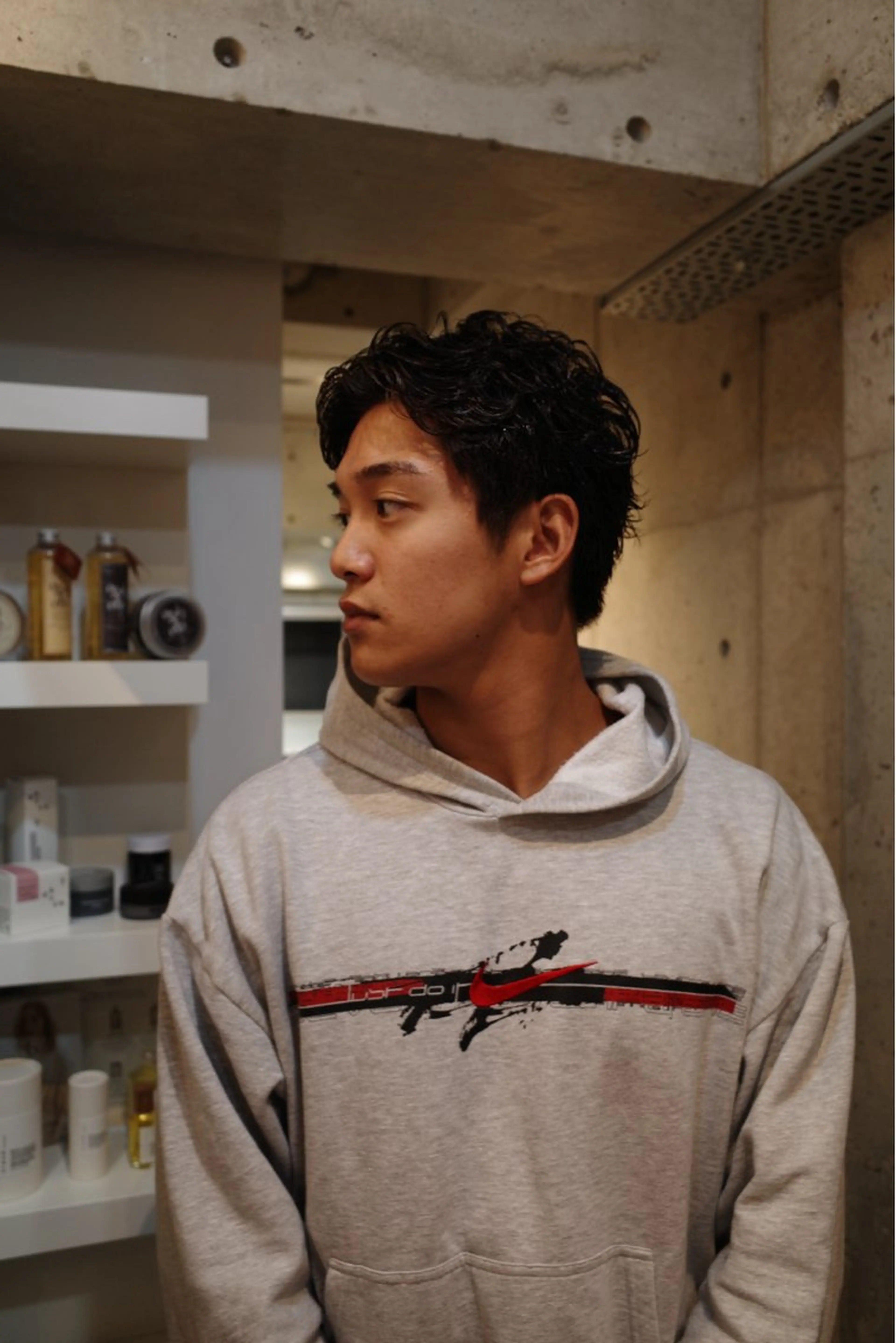 ショート パーマ メンズ メンズパーマ 刈り上げ 宮崎 恵多のヘアスタイル