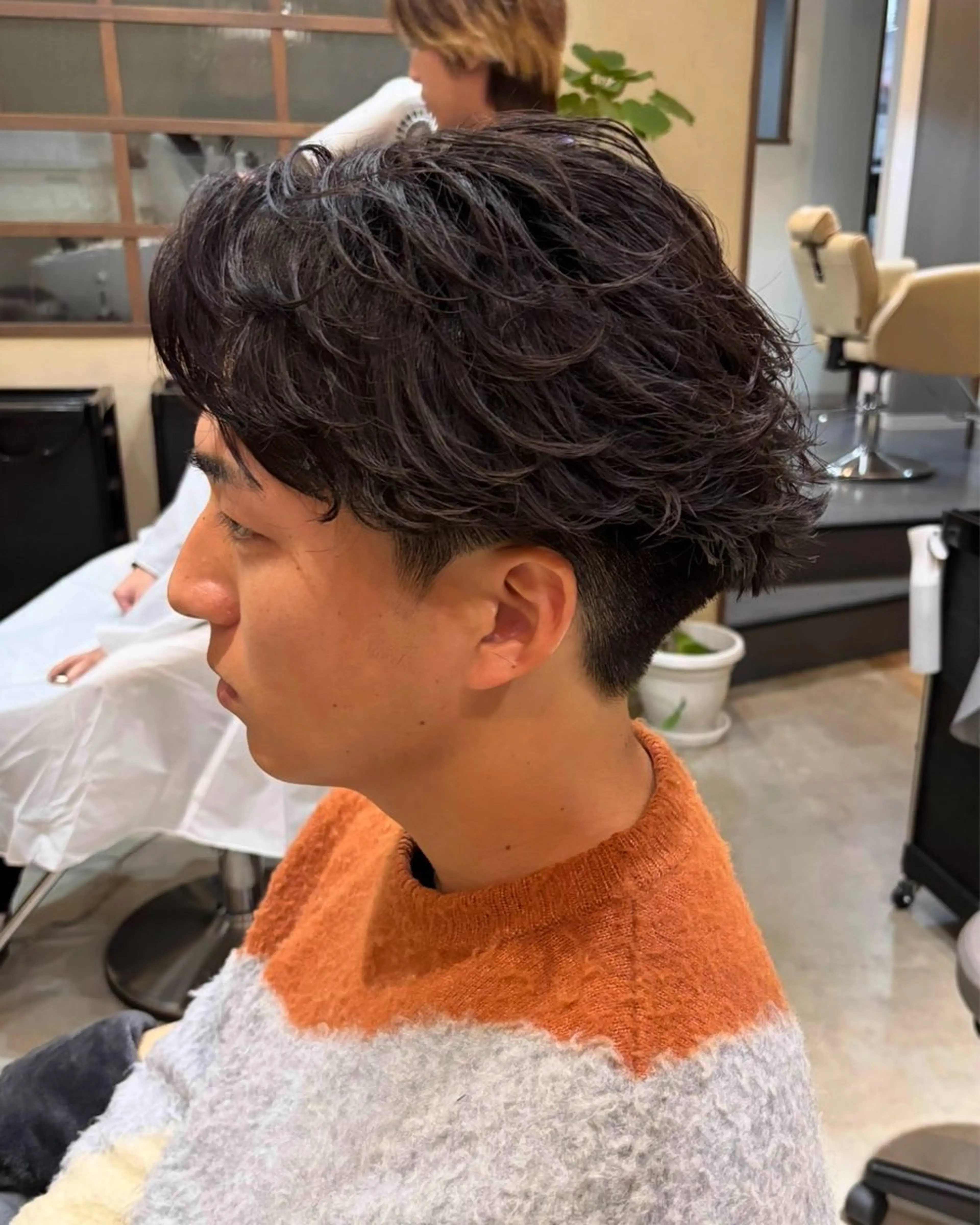 ショート メンズ カット パーマ 鹿児島 TSUBASAのヘアスタイル