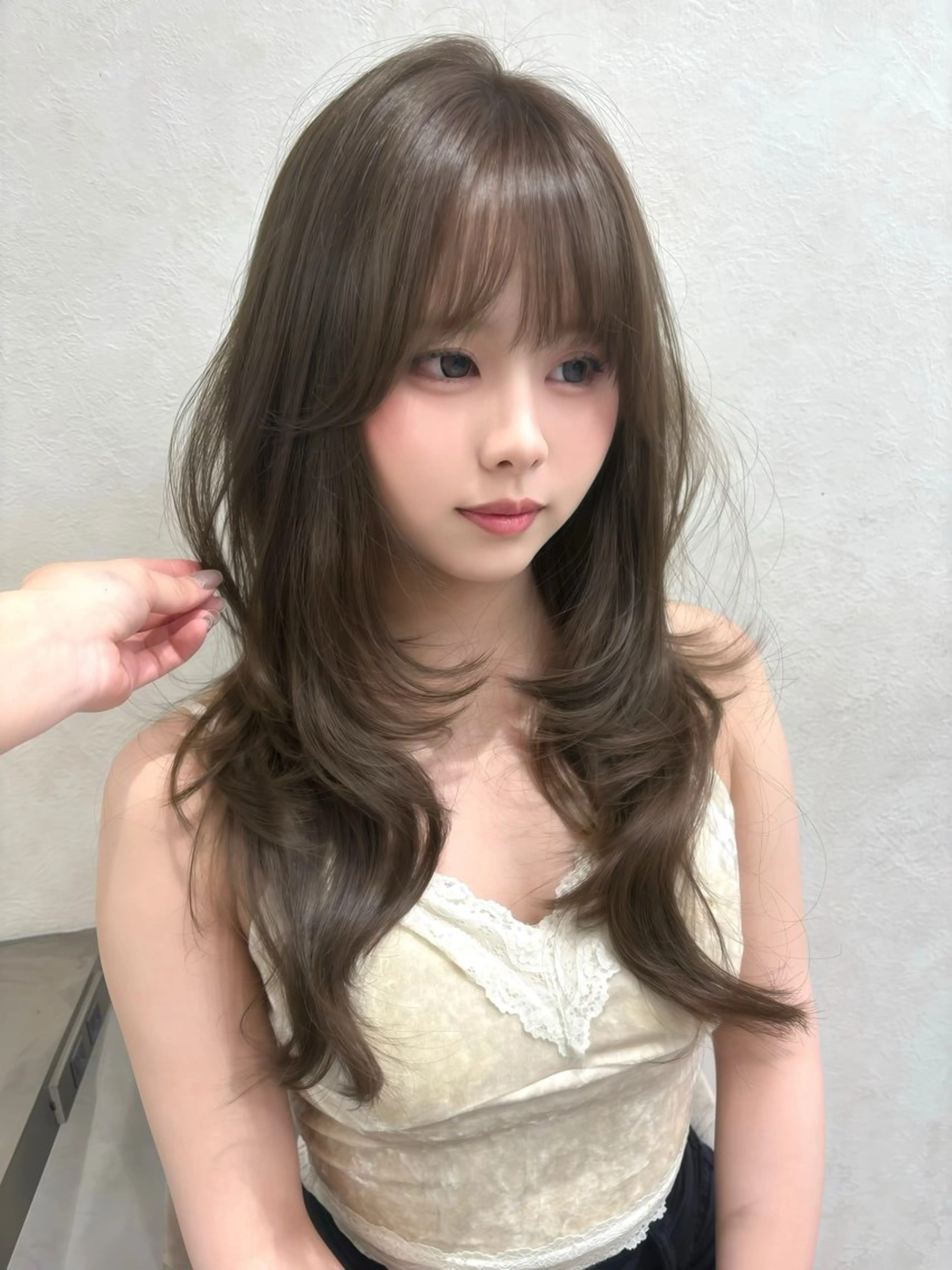 セミロング カラー ヘアアレンジ カット ヘアカラー トリートメント fumika🎀 ベージュのヘアスタイル