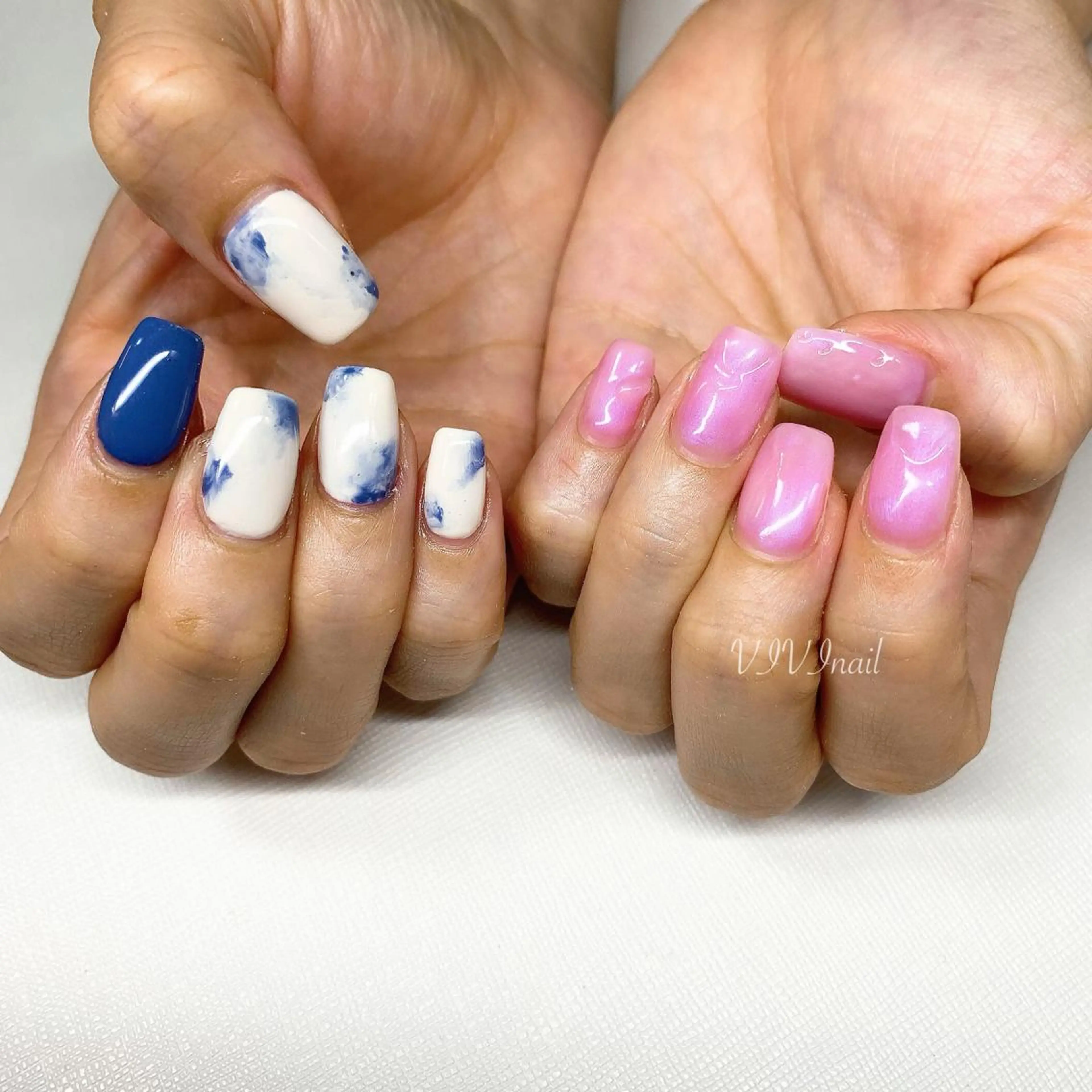 ネイル ニュアンスネイル ハンドネイル vivi nailのネイルデザイン