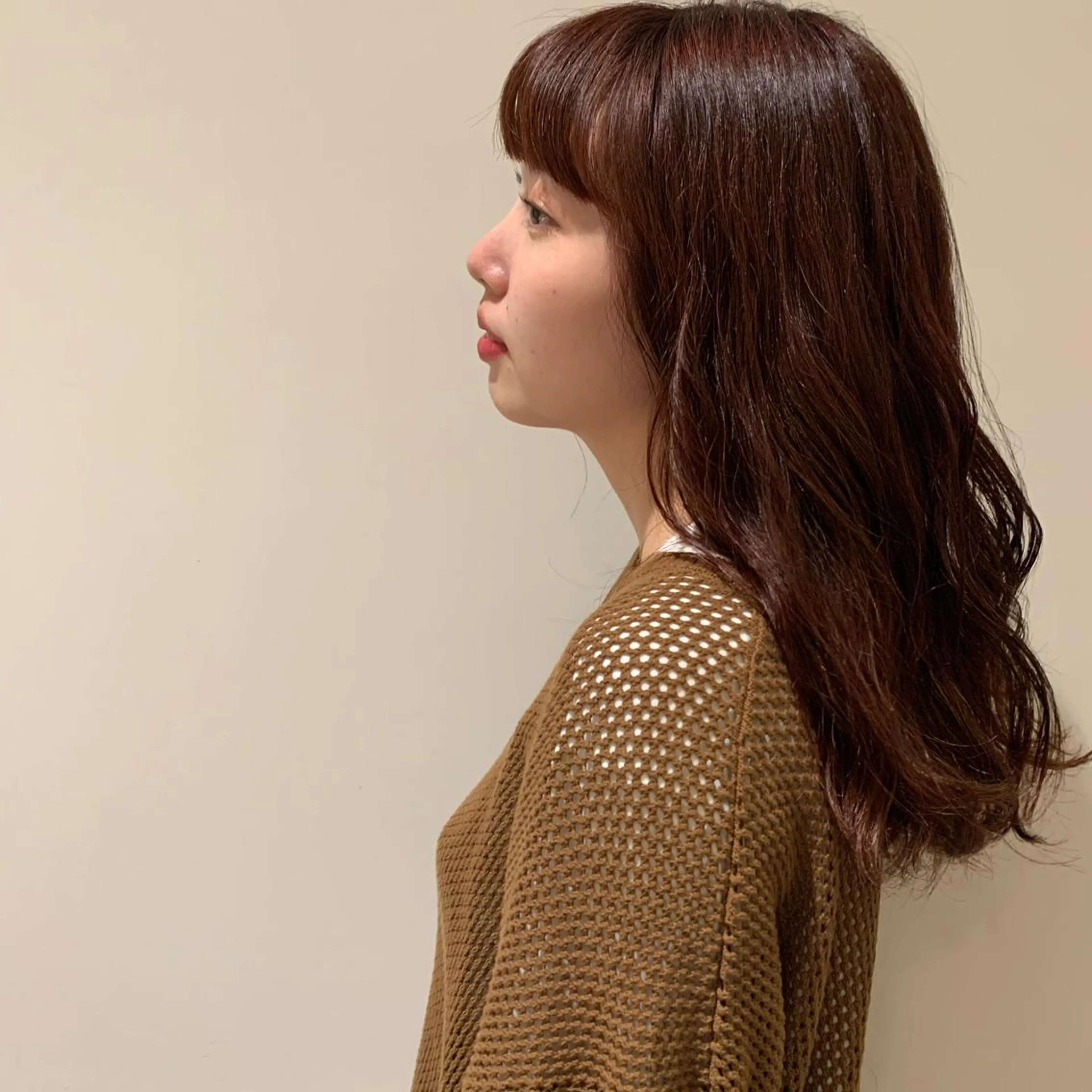 ロング カラー パーマ ヘアアレンジ 高井瑠華🌼 ストカールカット特化のヘアスタイル