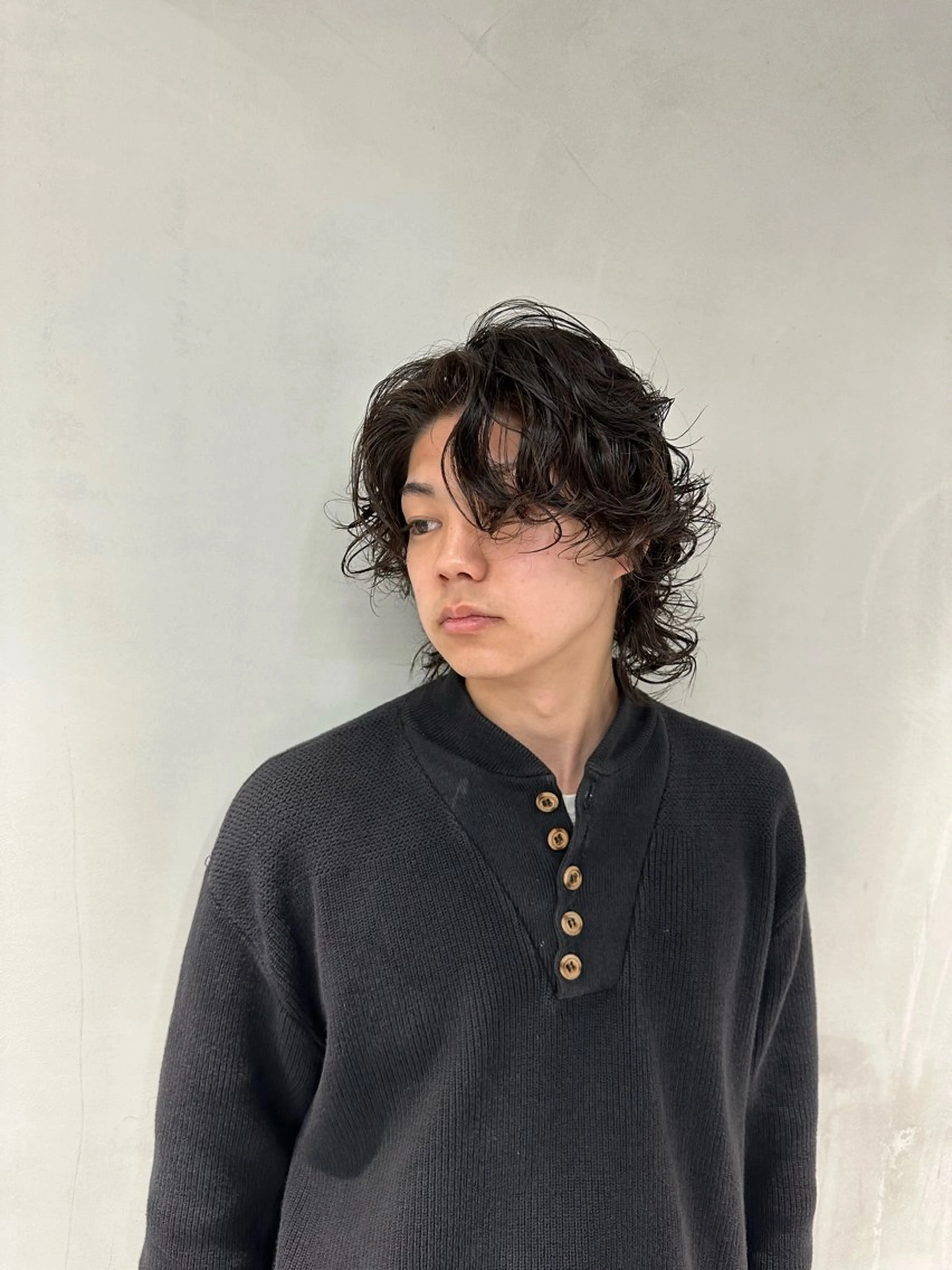 ミディアム パーマ メンズ 丸山飛鳥/アメカジ /パーマ/渋谷/のヘアスタイル