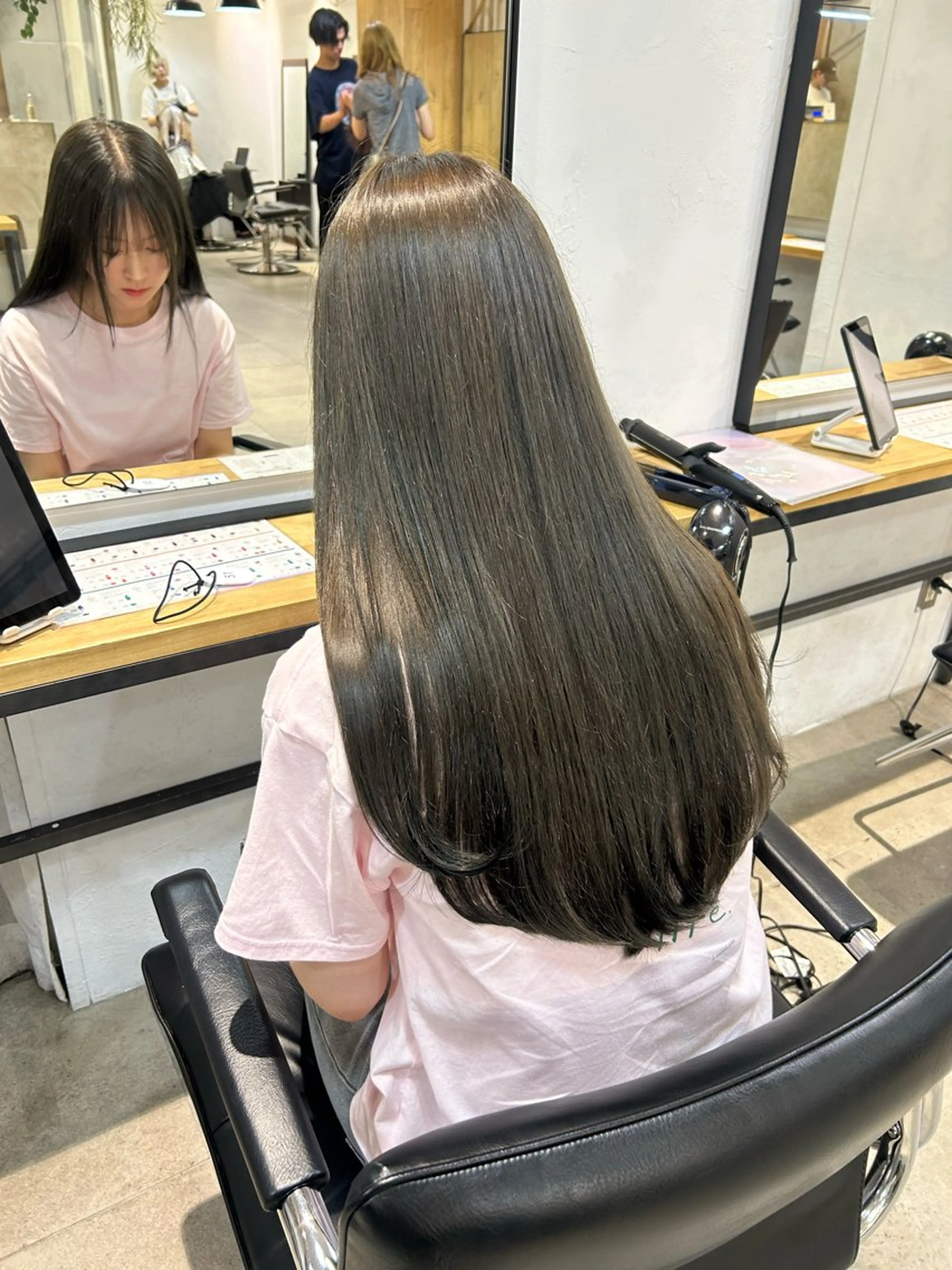 ロング カラー カット ヘアカラー じゅわっと暖色カラー 🍊Moemiのヘアスタイル
