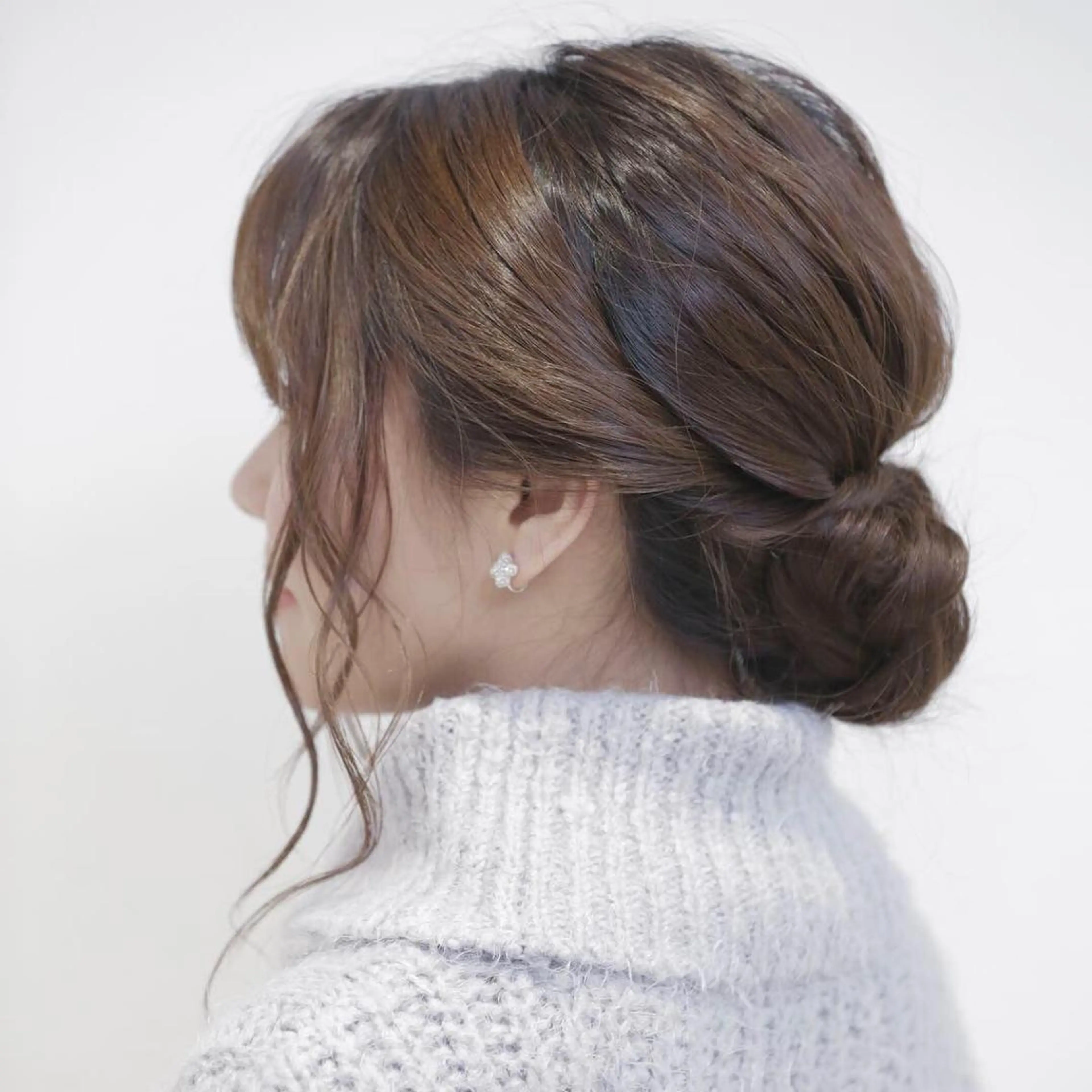 セミロング ヘアアレンジ ヘアセット ショート×カラー 🦊堀米早紀【荻窪】のマツエク・マツパデザイン