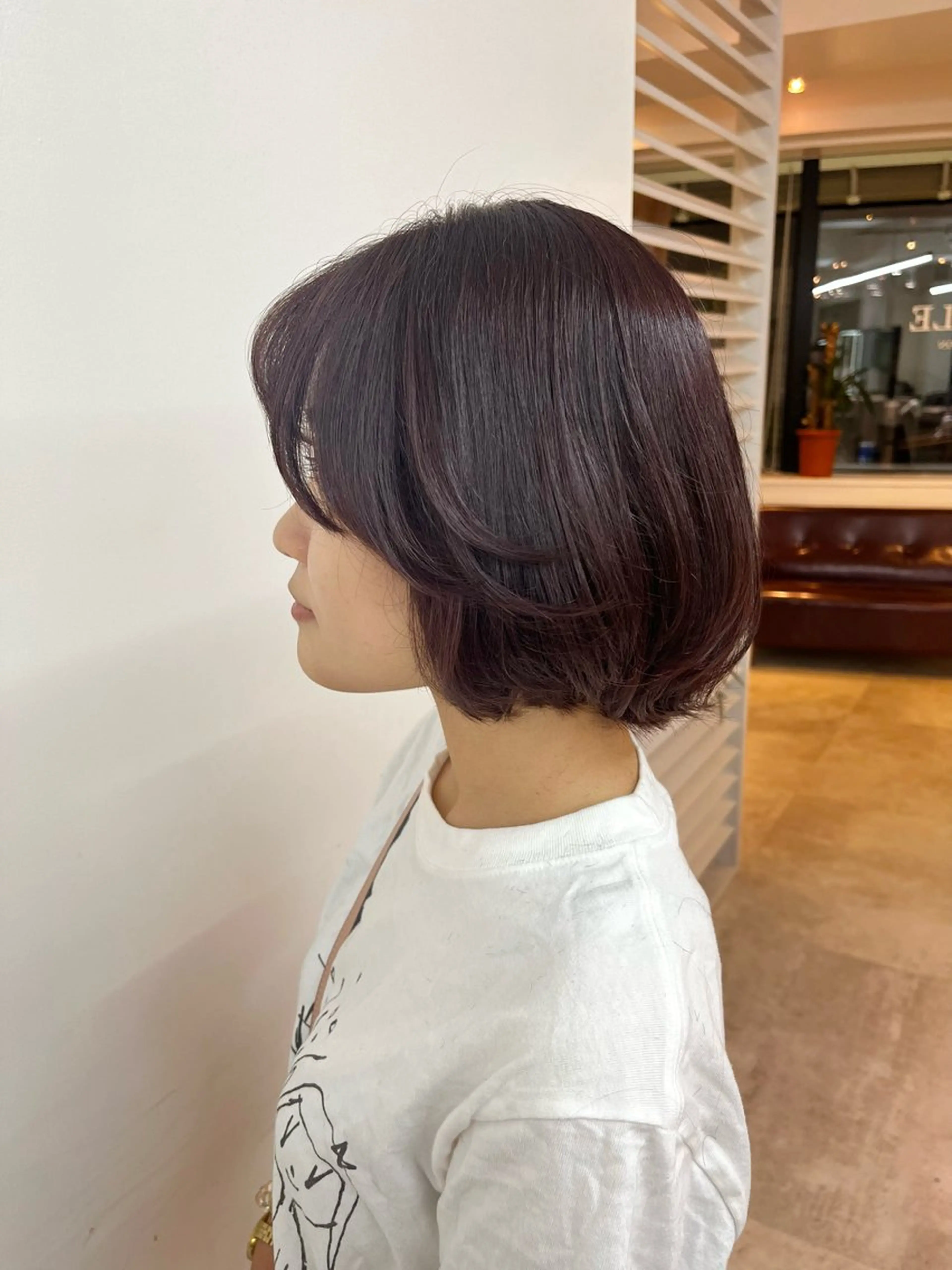 ミディアム カラー ﾚｲﾔｰ🩵透明感 ೀユイ🌙のヘアスタイル