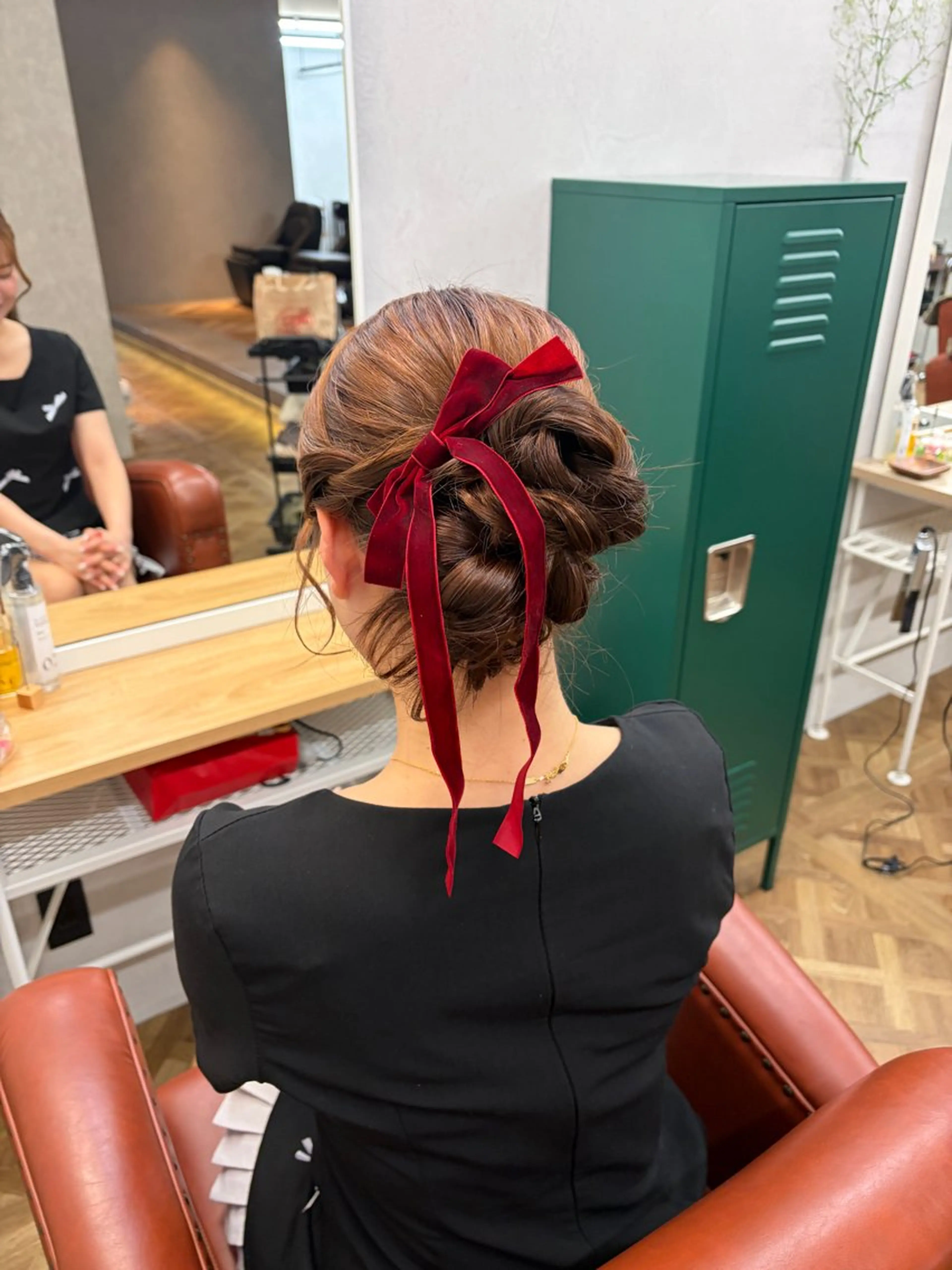 ヘアアレンジ 髪質改善×韓国風/小 顔レイヤー/早瀬櫻子のヘアスタイル