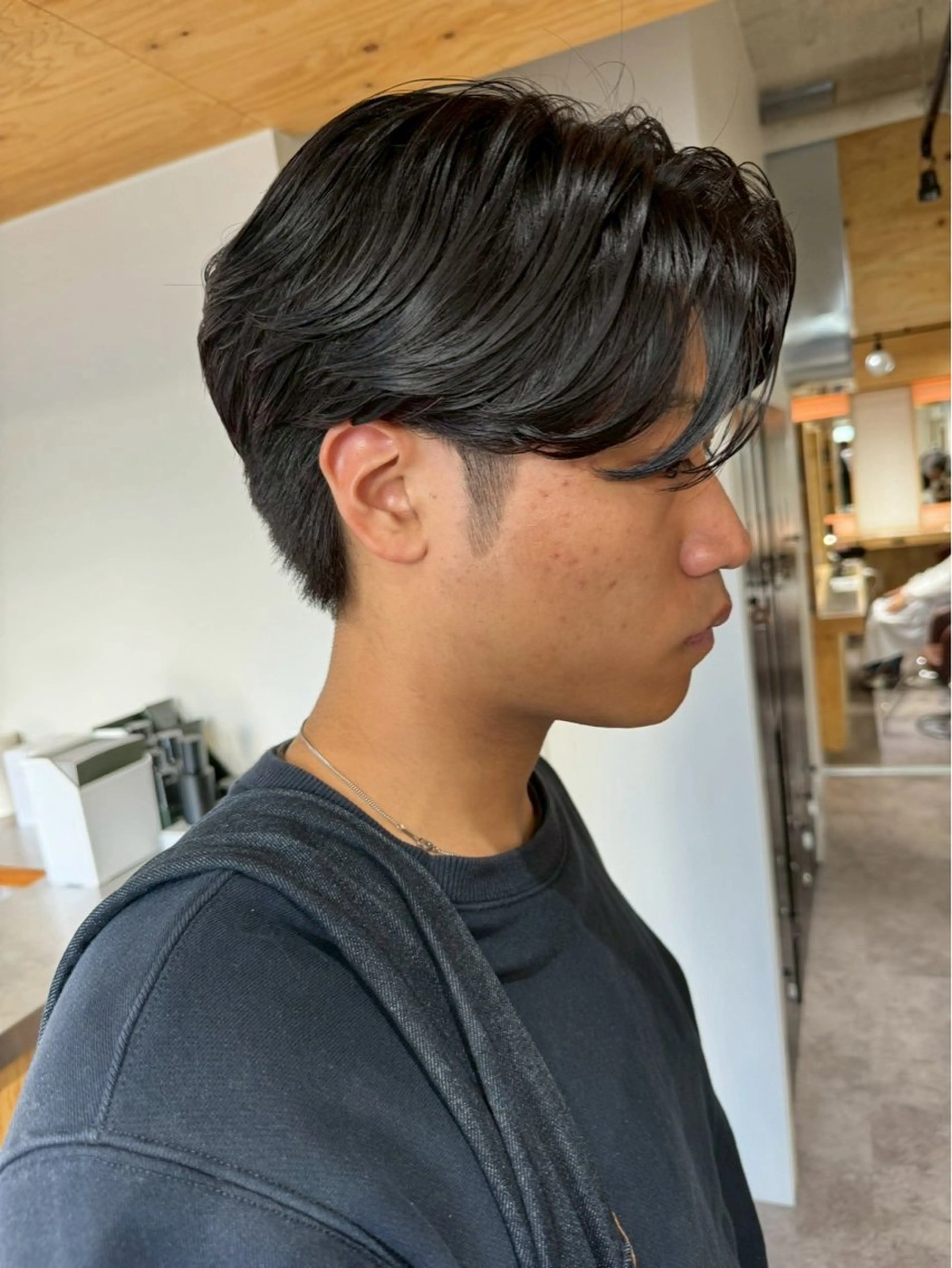 ショート パーマ メンズ 雪音/美髪縮毛矯正 /ニュアンスパーマのヘアスタイル