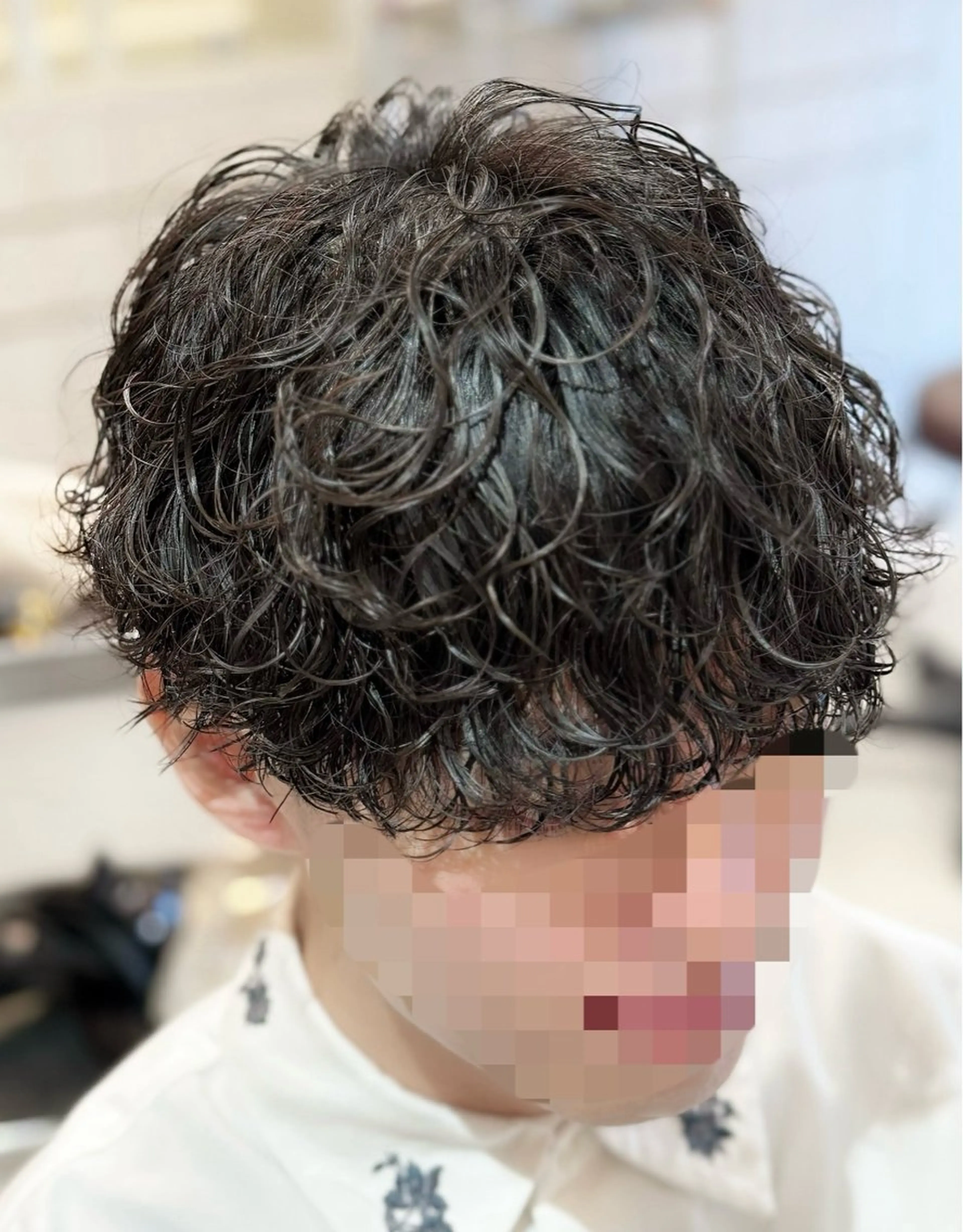 メンズカット×波巻きパーマ×トリートメントの写真