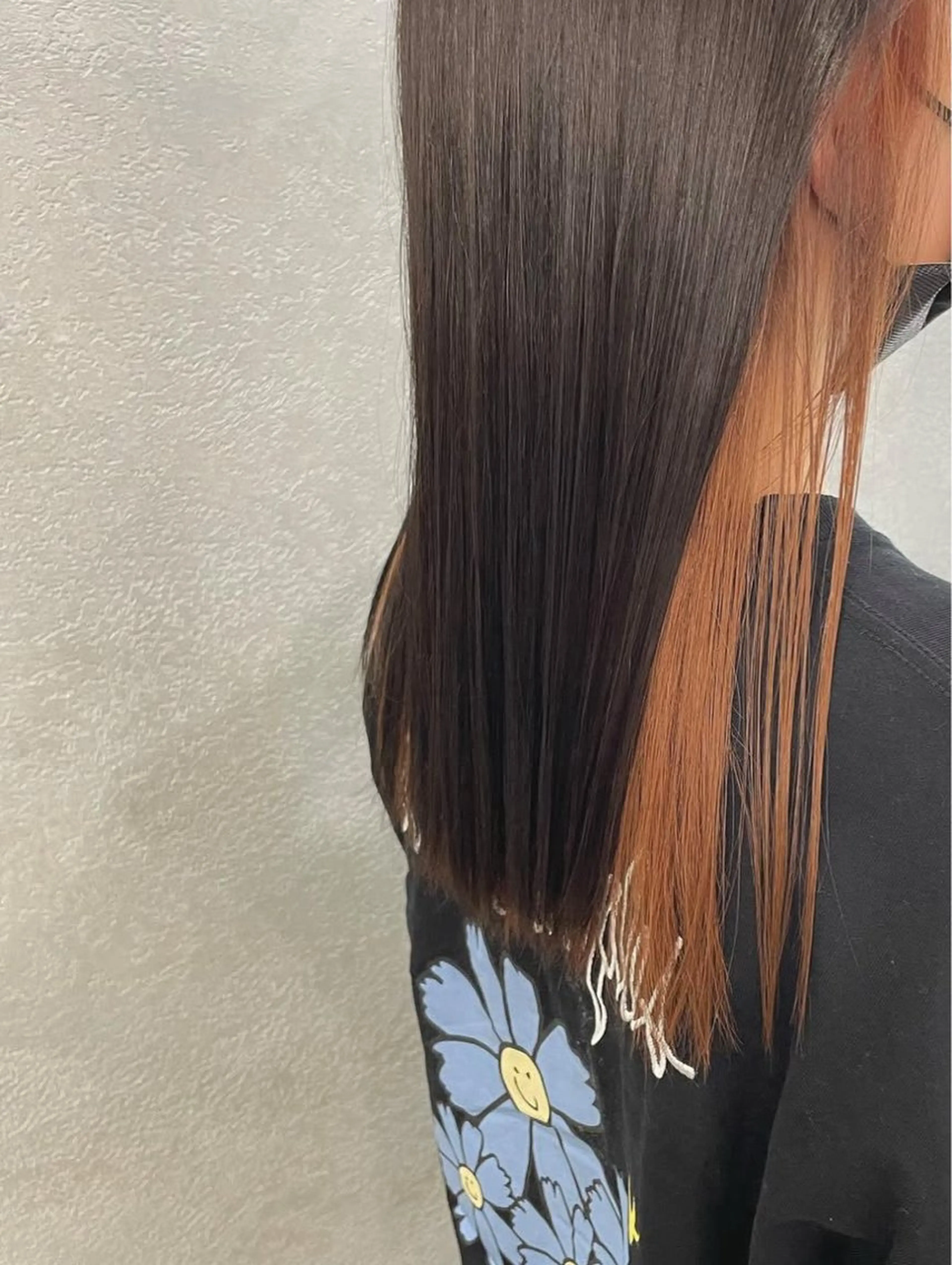 ロング カラー オーガニックカラー/ 髪質改善/暗髪/ボブのヘアスタイル