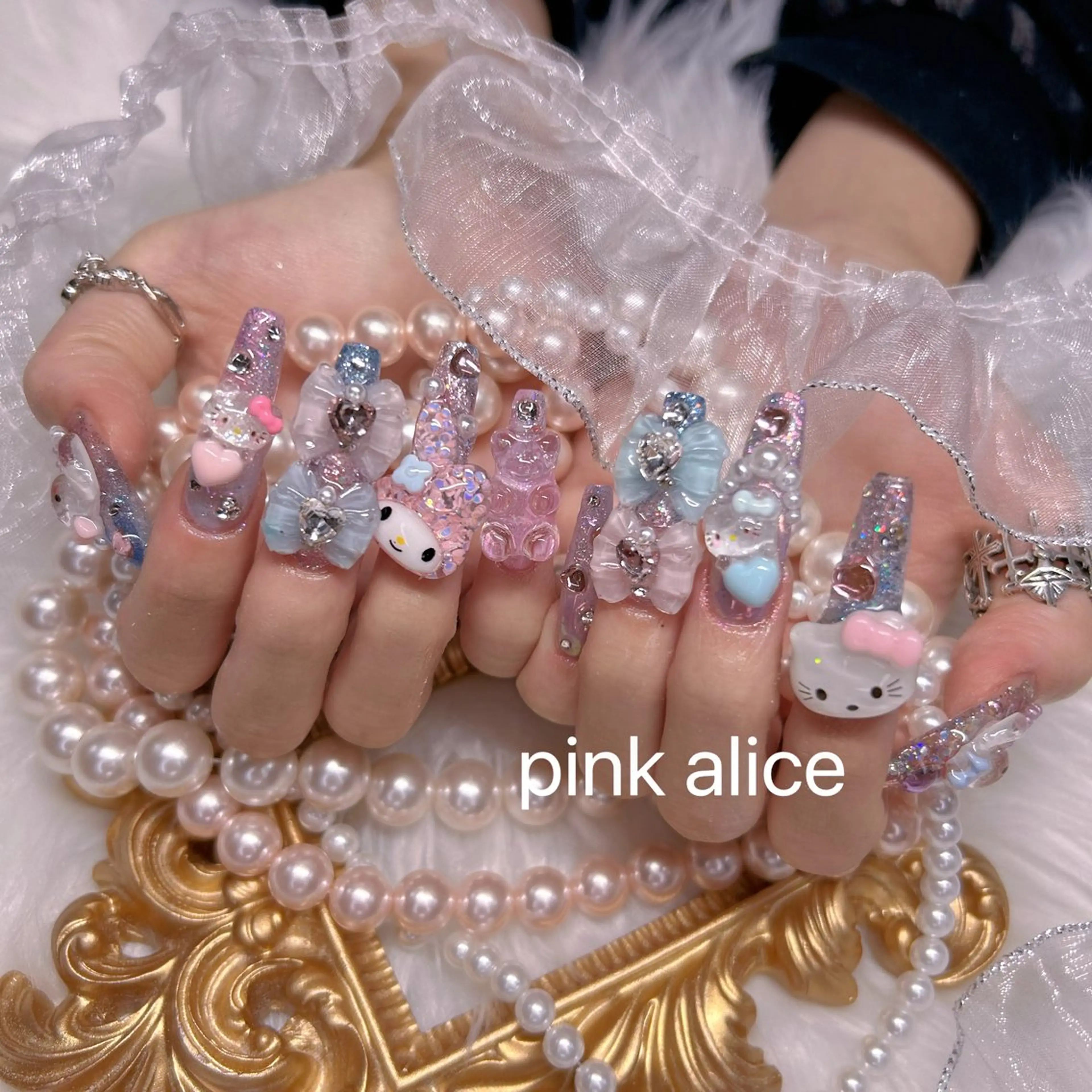 ネイル nail salon Pink Aliceのネイルデザイン