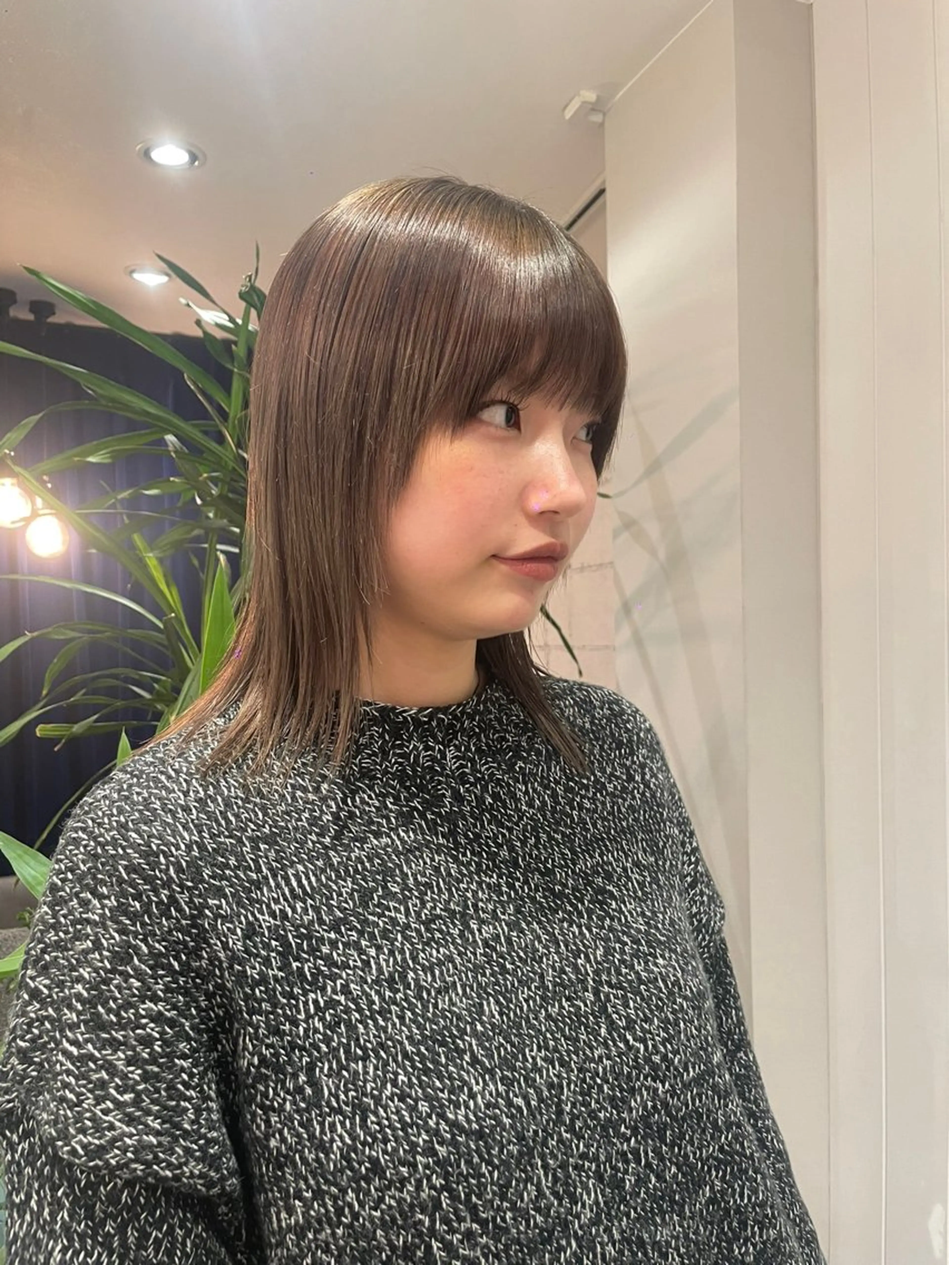 ミディアム カラー HARUHI 銀座 美容師౨ৎ⋆˚のヘアスタイル