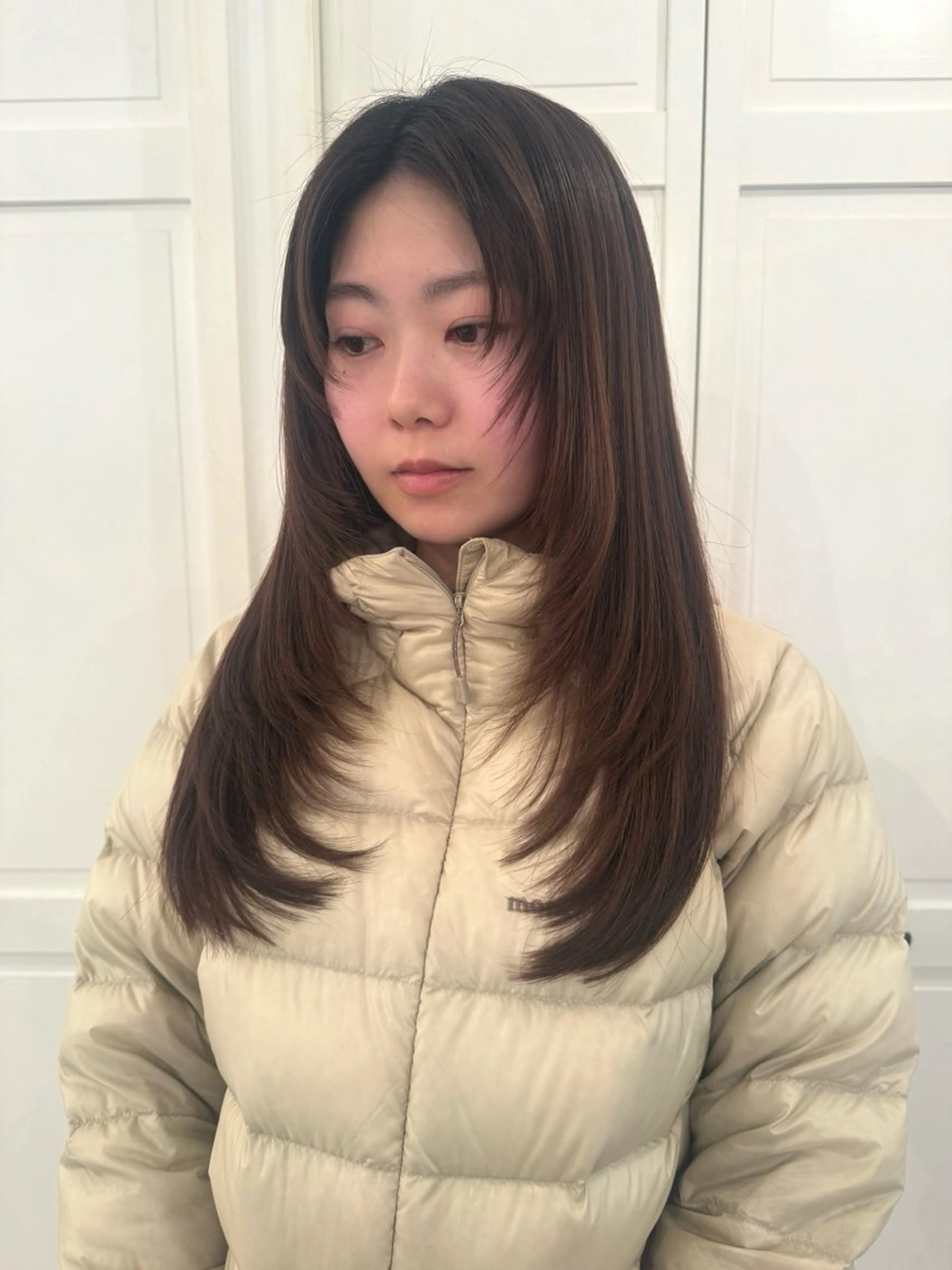 カラー カット ヘアカラー ブリーチカラー🎀 韓国風/寺門美優のヘアスタイル