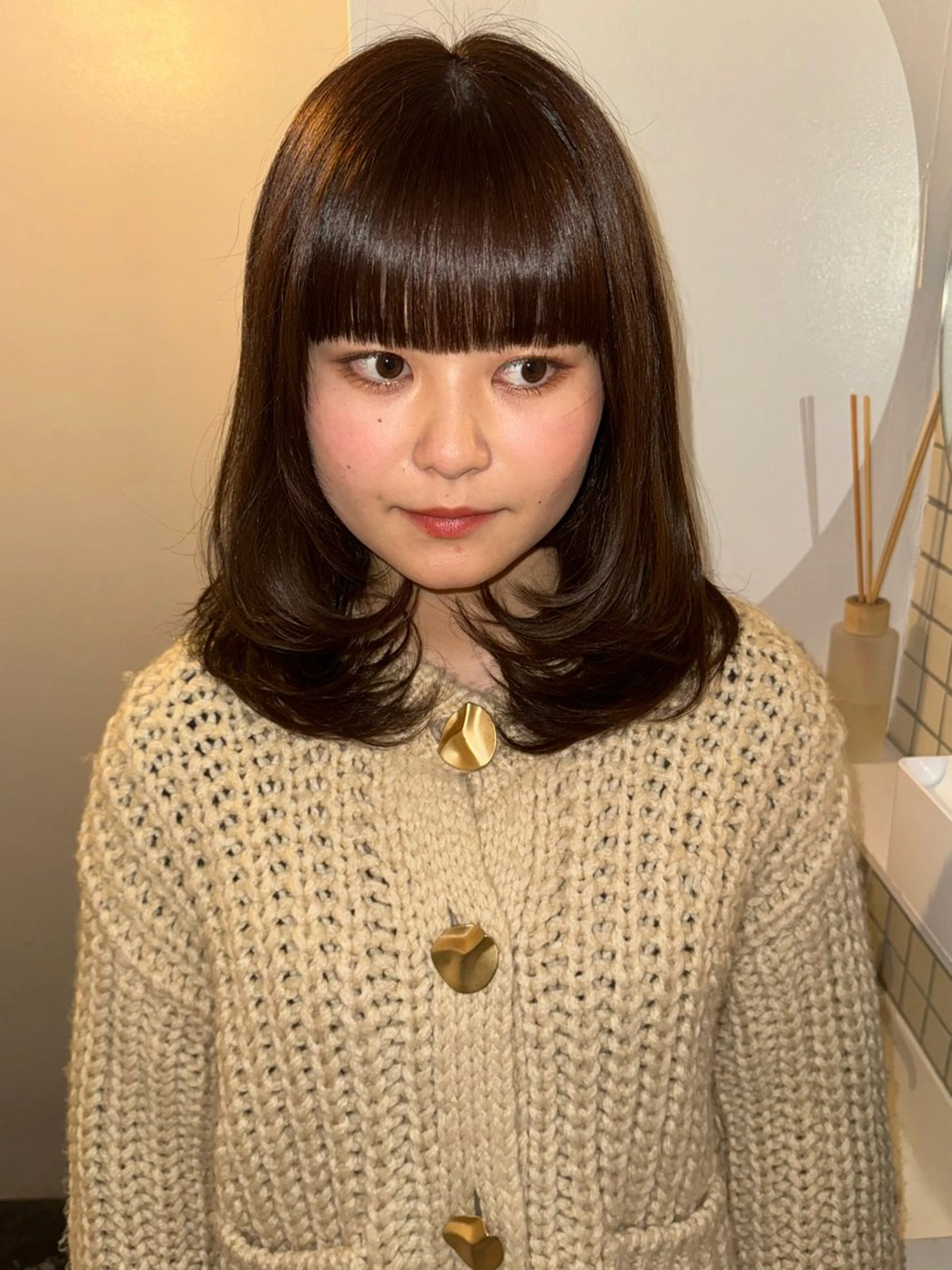 セミロング 海外風/暖色🧡 /Unaのヘアスタイル