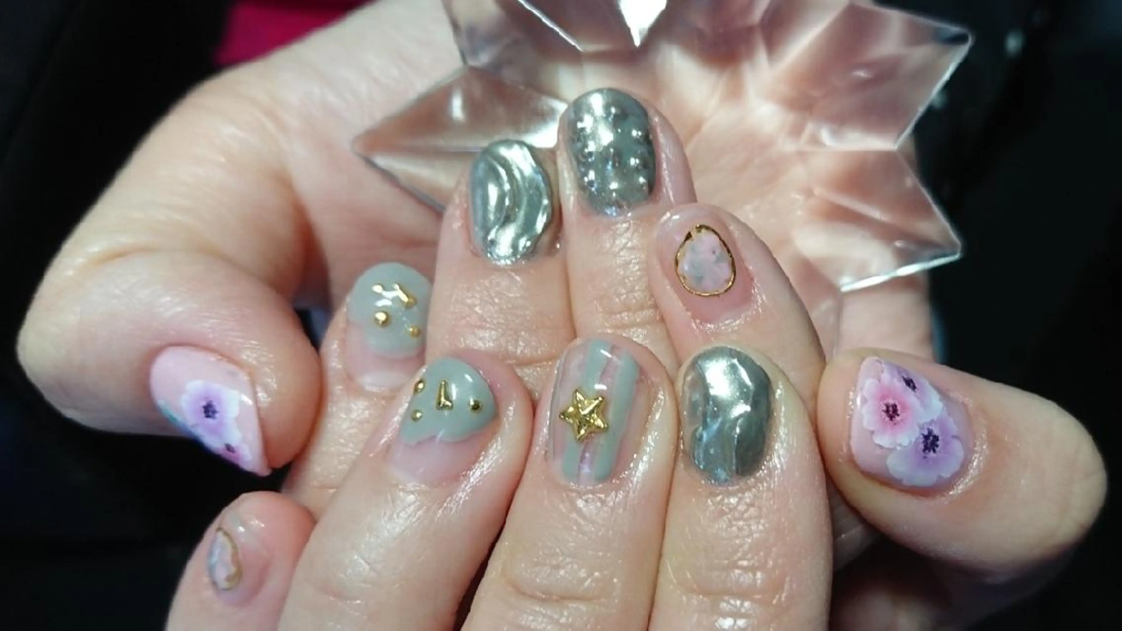 ネイル ジェルネイル 持ち込み 平野 亜季のネイルデザイン