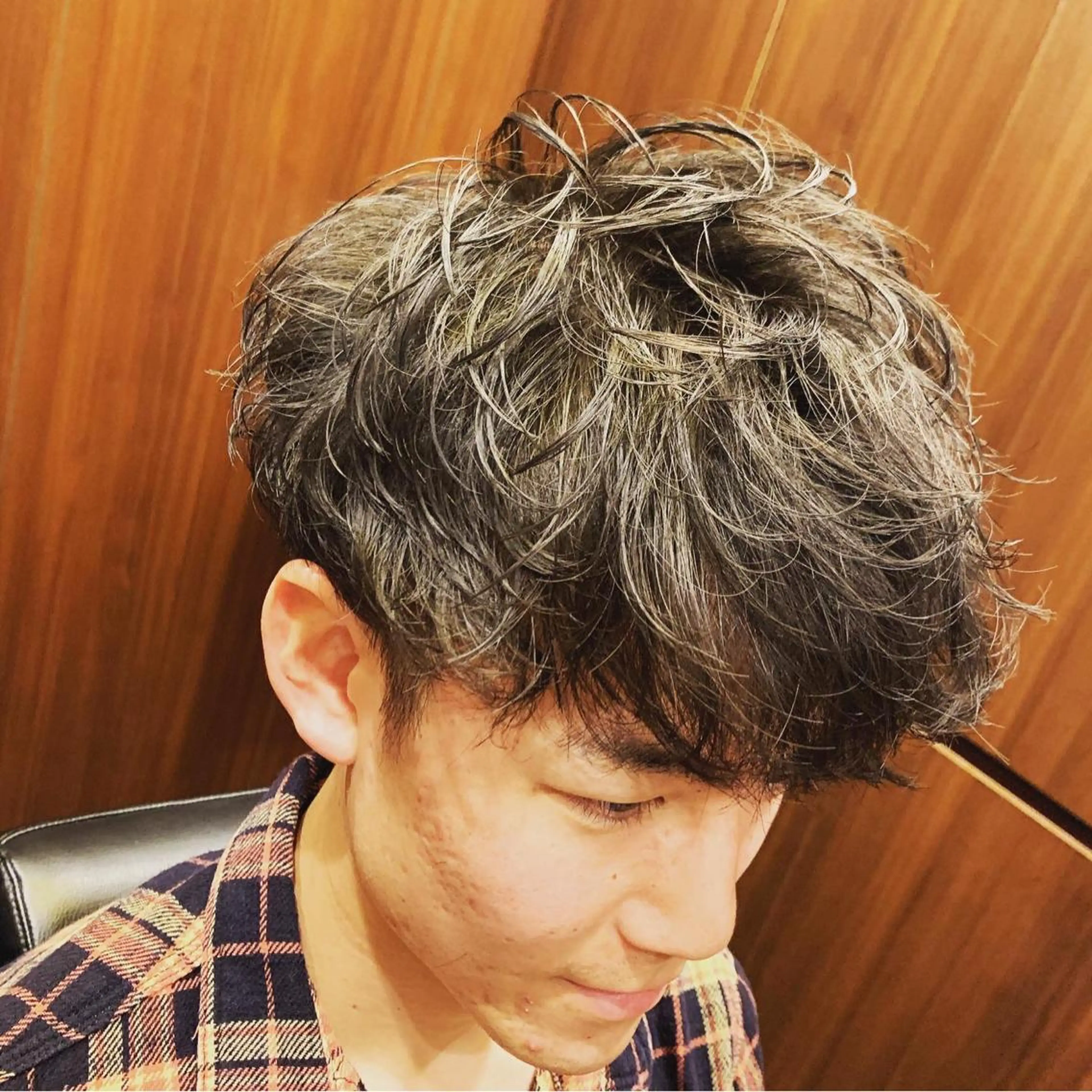 ショート パーマ メンズ ひらお あおとのヘアスタイル