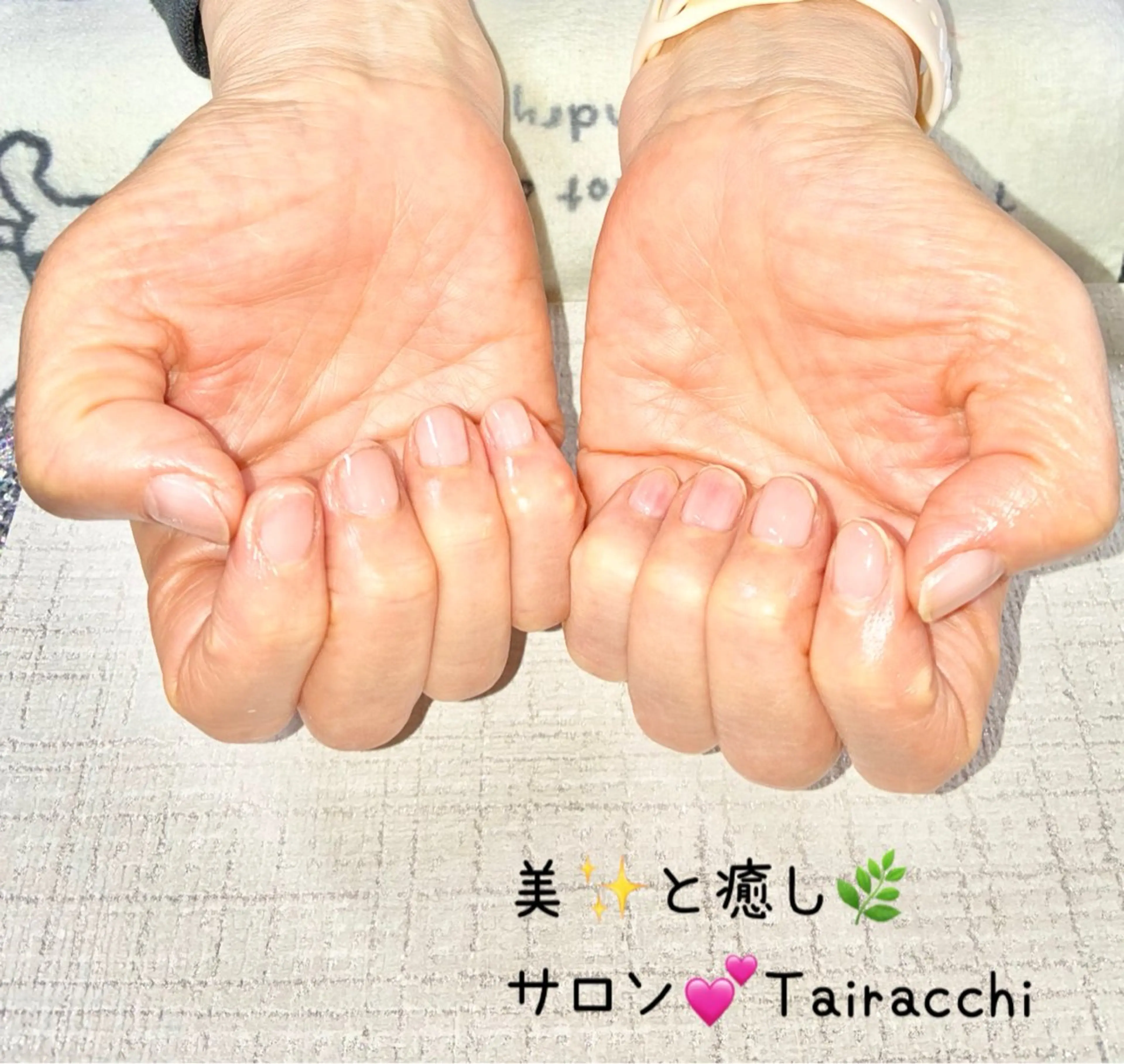 ネイル クリアネイル キラキラネイル ラメ(グリッター) ハンドネイル Tairacchi タイラッチのネイルデザイン