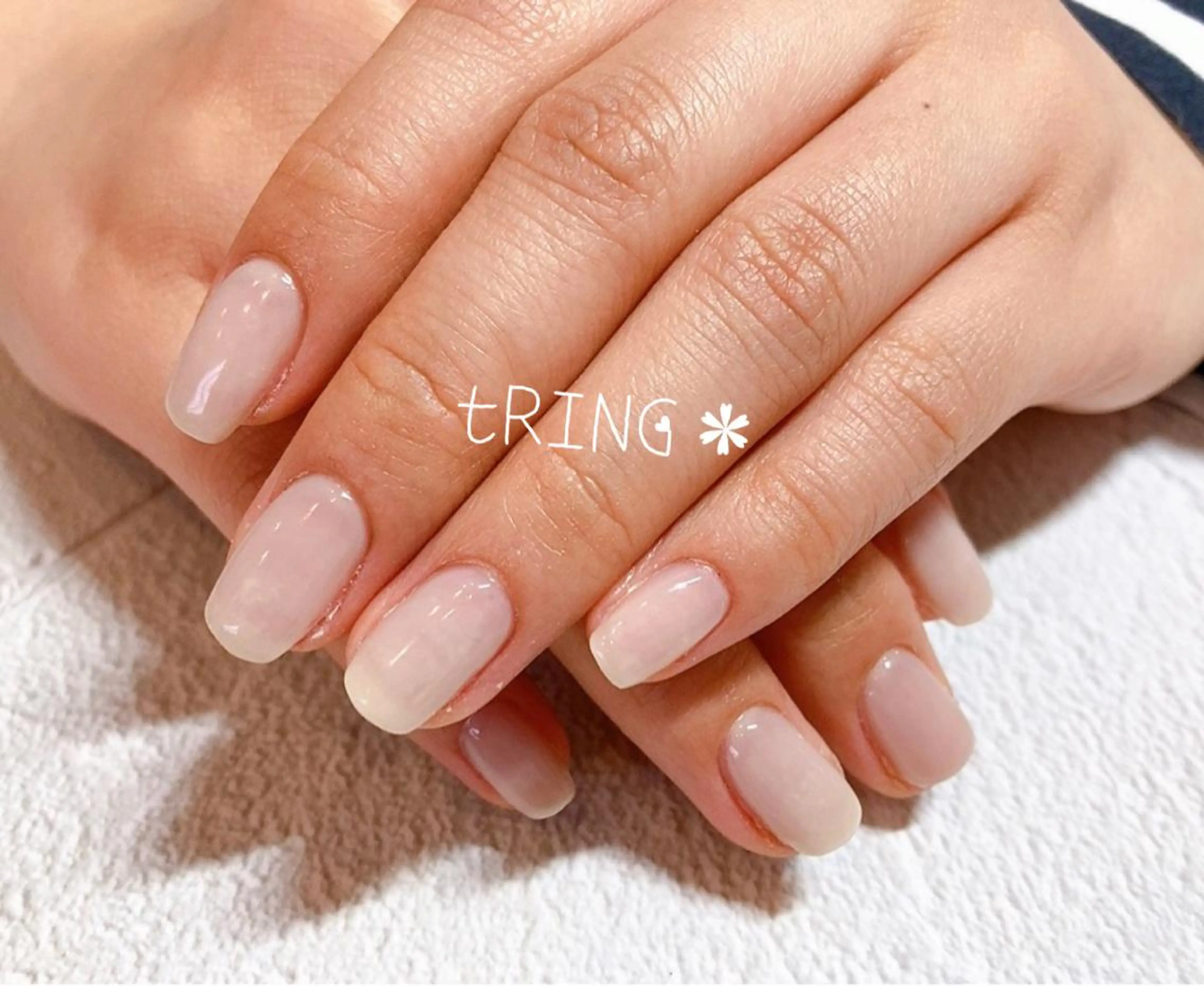 ネイル ハンドネイル tRING＊ しいの木台のネイルデザイン