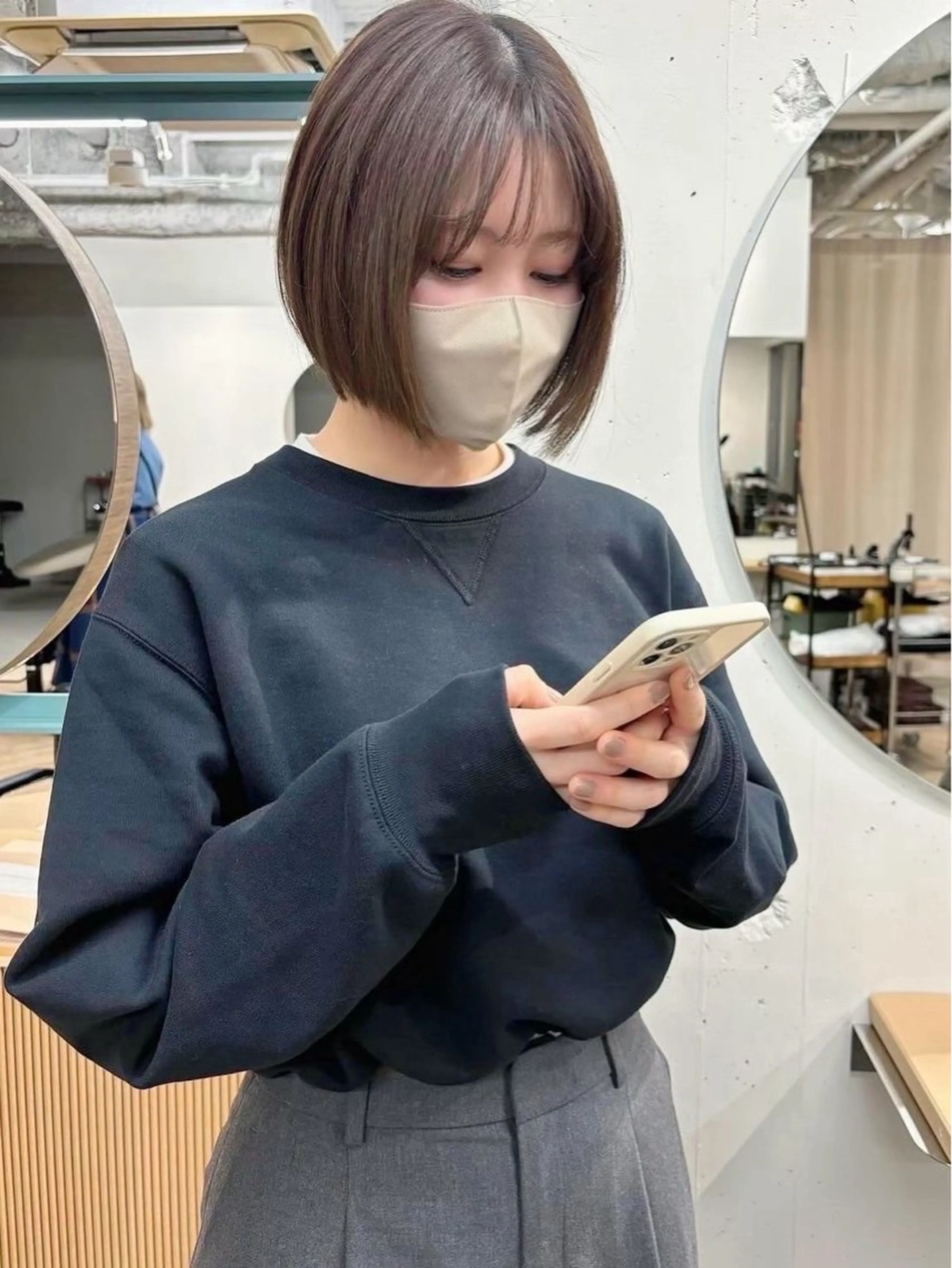 ショート 草野ゆずき⌇縮毛矯正 ⌇Wカラー⌇レイヤーのヘアスタイル