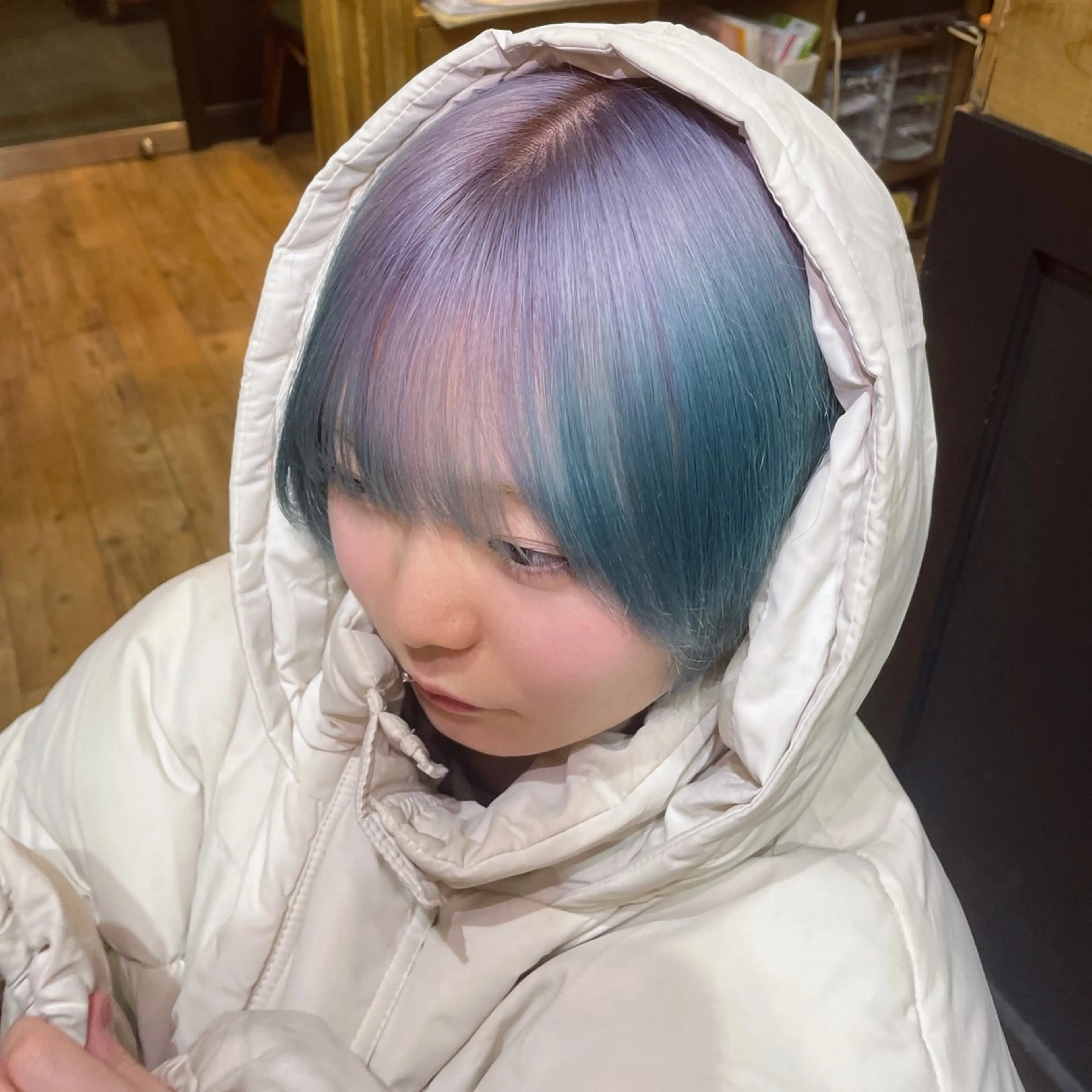 ミディアム カラー ヘアアレンジ SHIAN 立川 🍑すずかのヘアスタイル