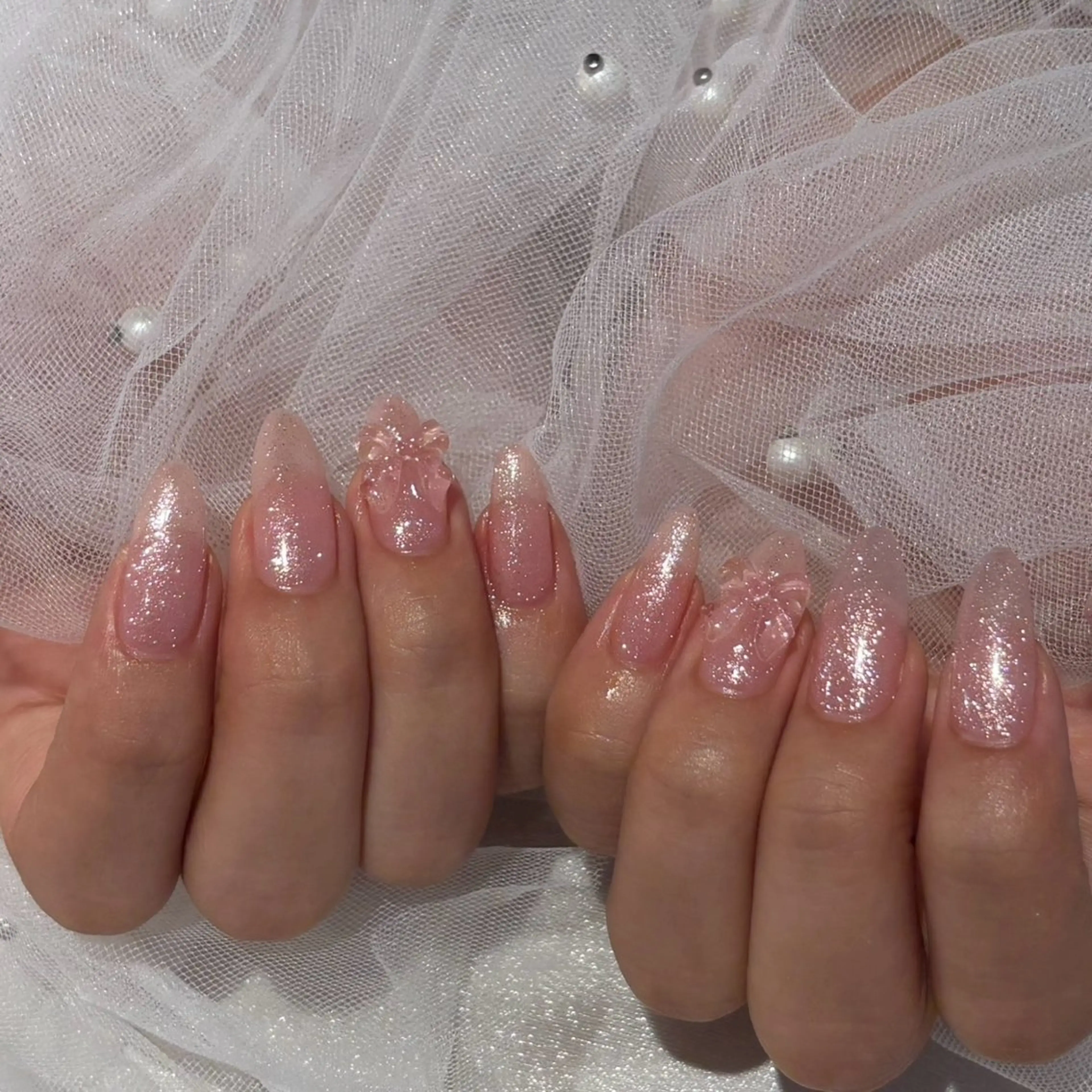 セミロング SHELL NAIL 🐰ｎｏａ🐶のネイルデザイン