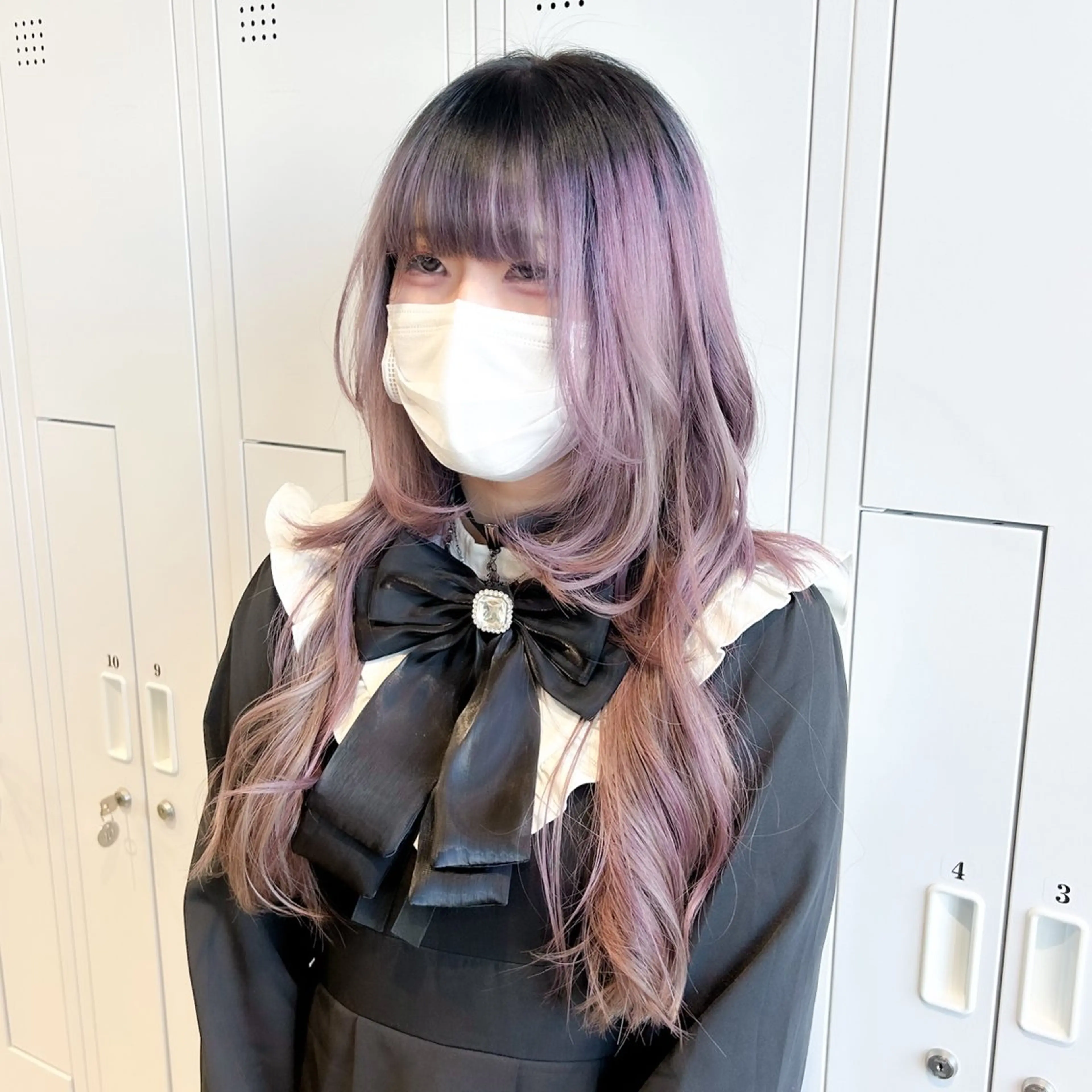 ロング カラー ヘアカラー トリートメント 🤡暖色レイヤー 🤡みさきのヘアスタイル