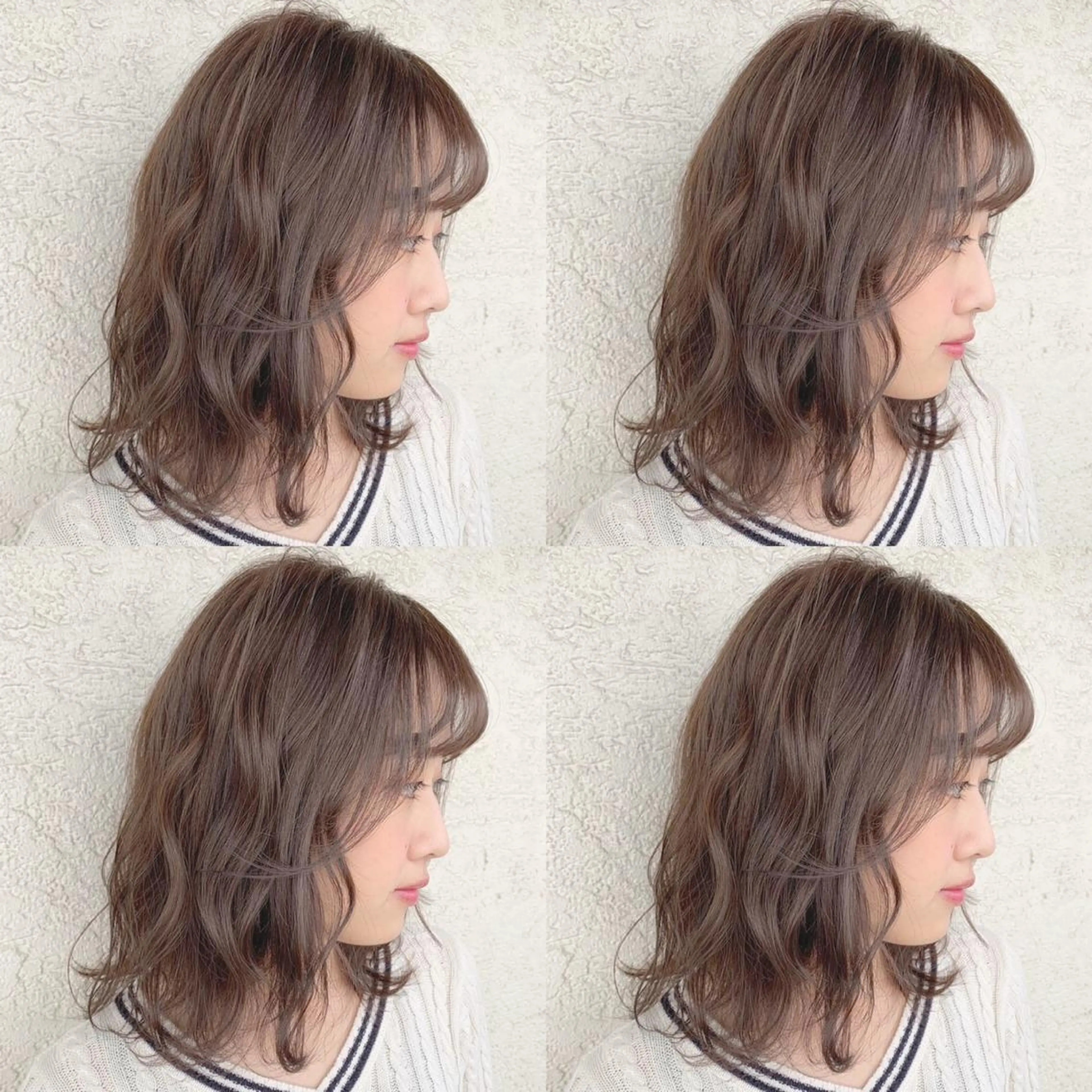 セミロング カラー アブアイ所属・艶髪・酸性ストレート フリツのヘアスタイル