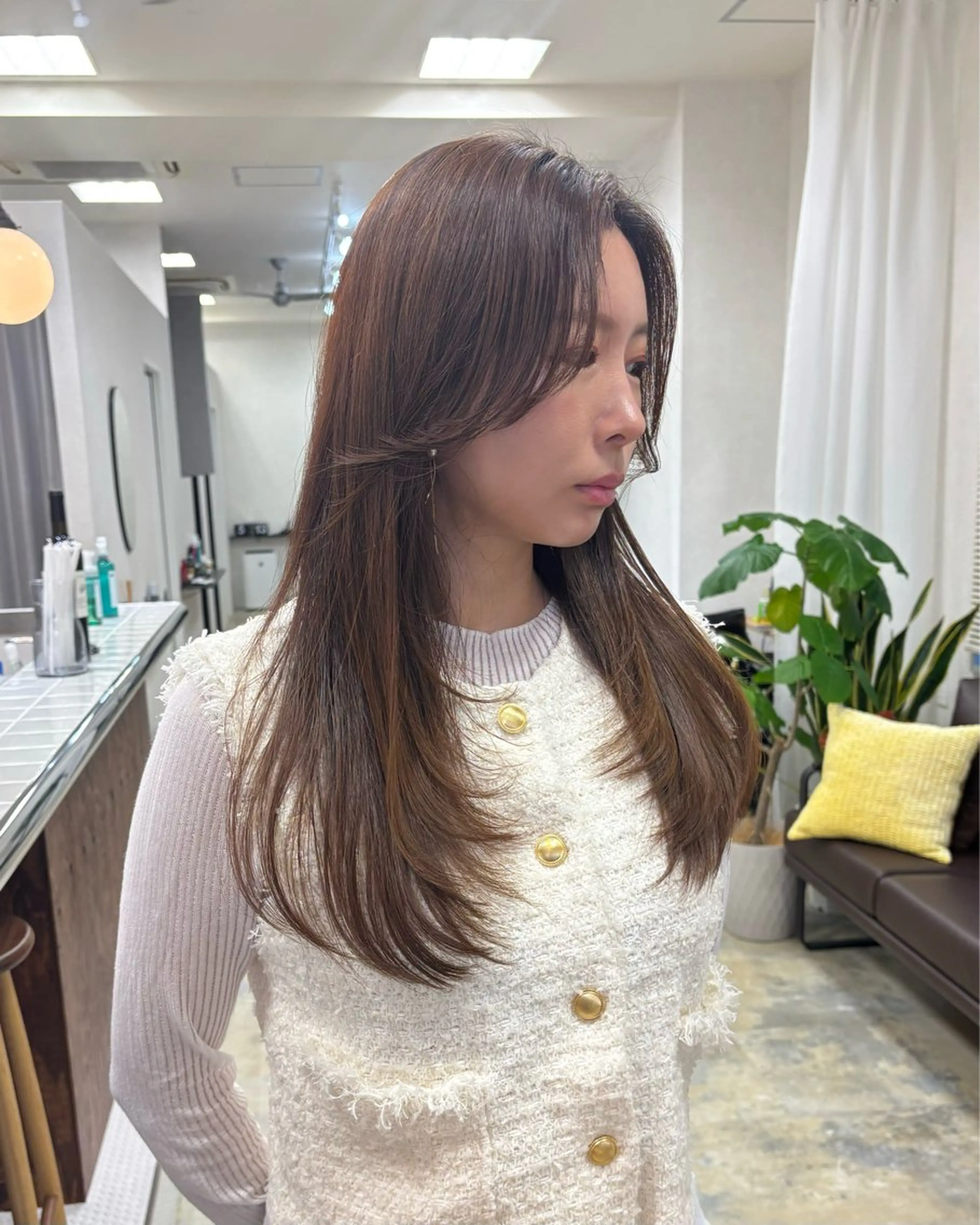 ロング レイヤーカット/ 貫井威努のヘアスタイル