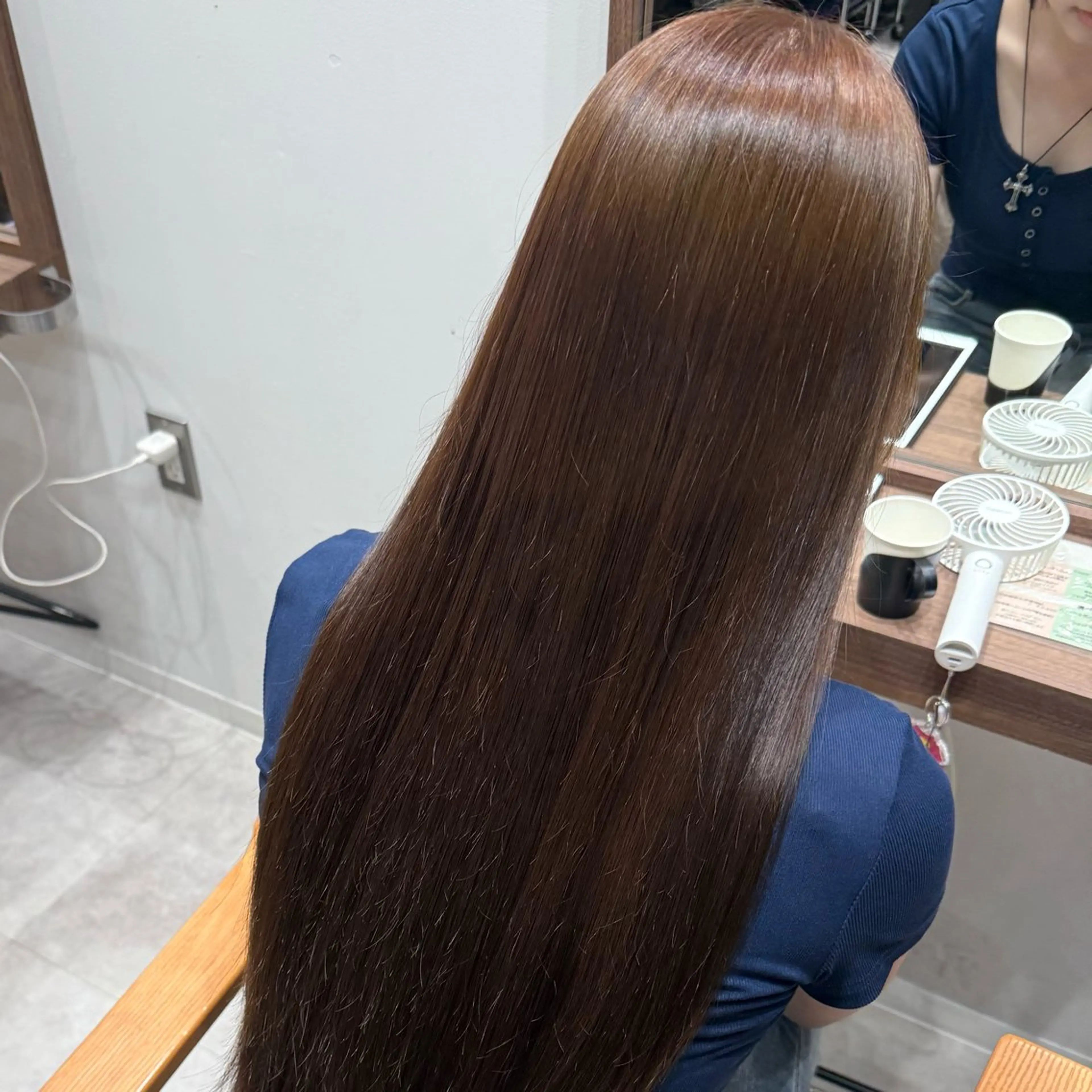 ロング ルナ🫐縮毛矯正 🫐髪質改善のヘアスタイル