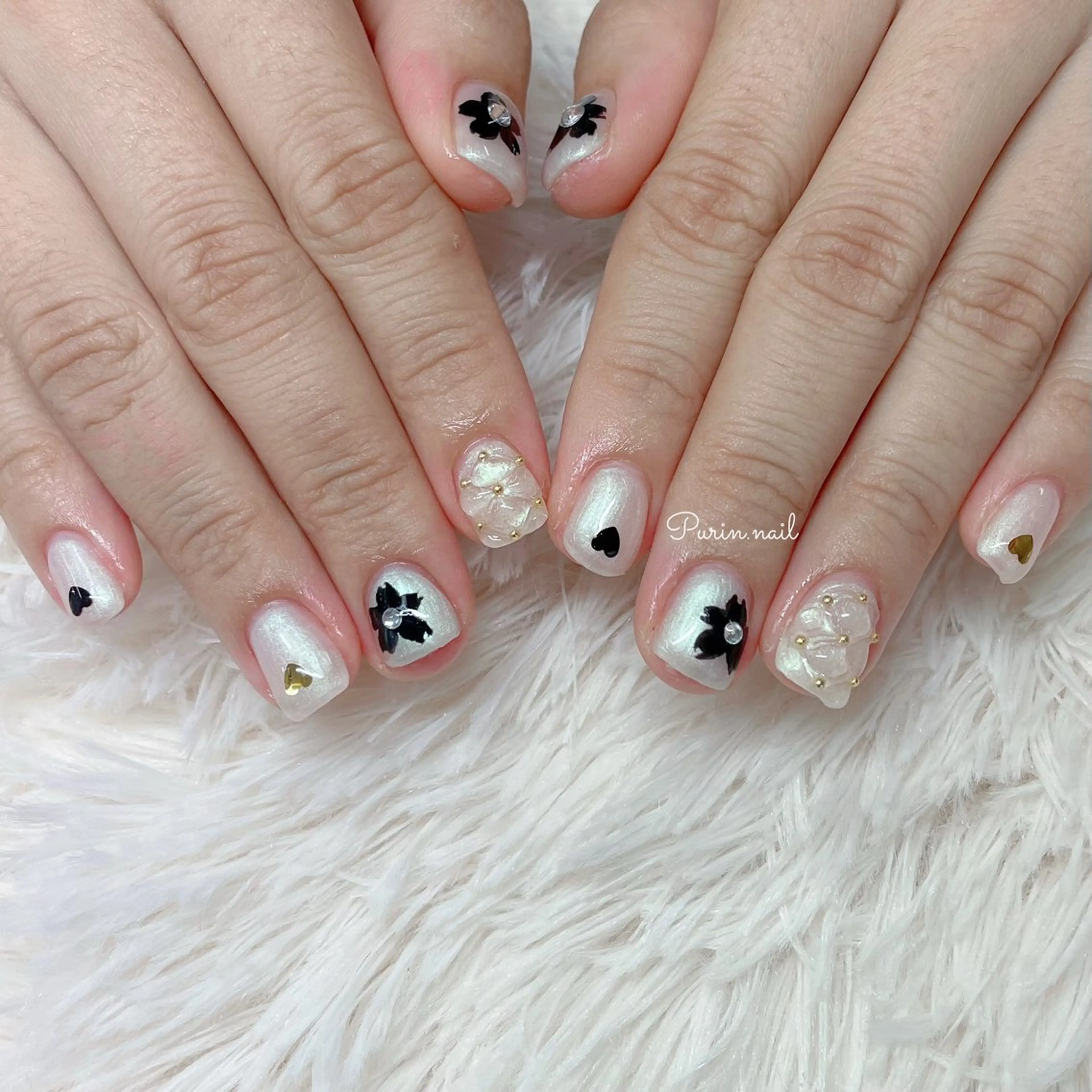 ネイル ハンドネイル Nails by Purin🍮のネイルデザイン